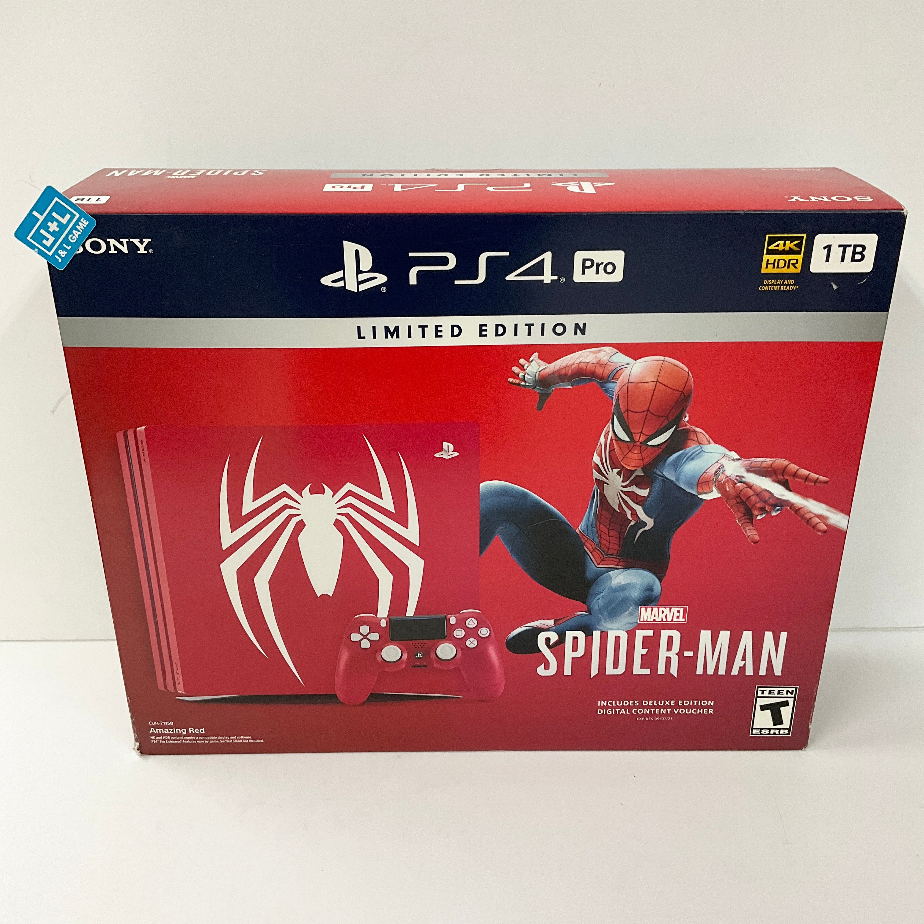 SONY PlayStation 4 Pro 1TB Limited Edition Console (Marvel's Spider-Man Bundle) - (PS4) PlayStation 4 [Pre-Owned] Consoles Sony   