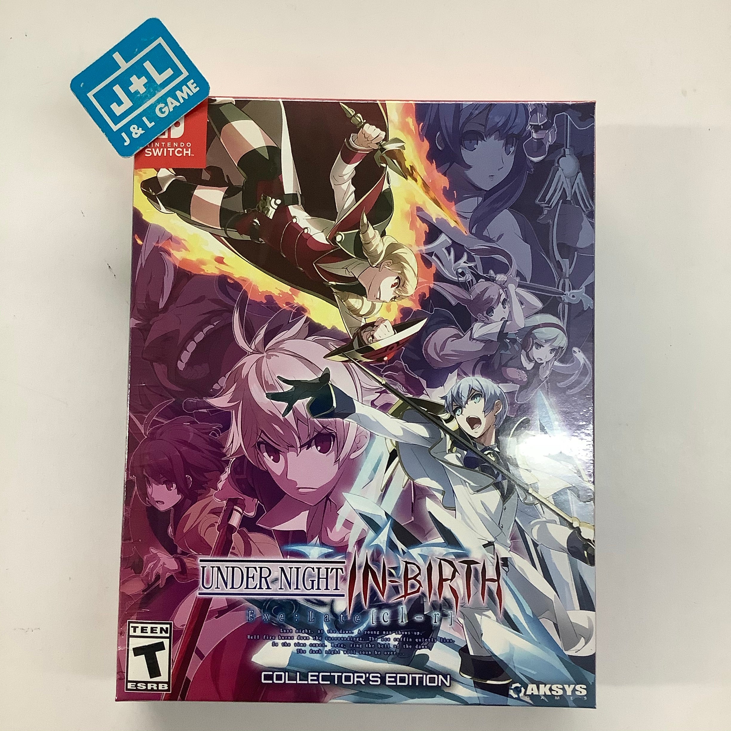 Under Night In-Birth Exe: Late[Cl-R] (Collector's Edition) - (NSW) Nintendo Switch Video Games Aksys   