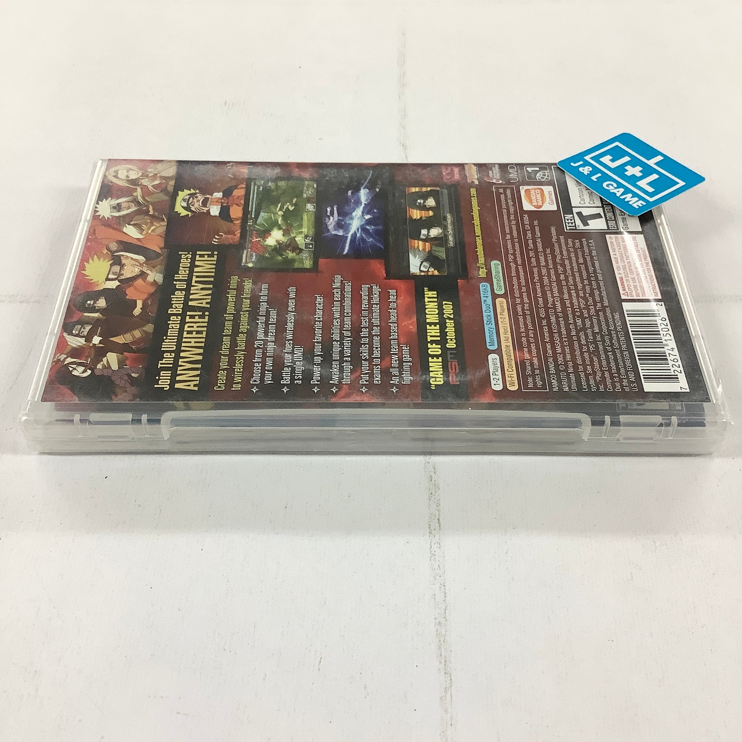 Naruto: Ultimate Ninja Heroes - Sony PSP Video Games Namco Bandai Games   