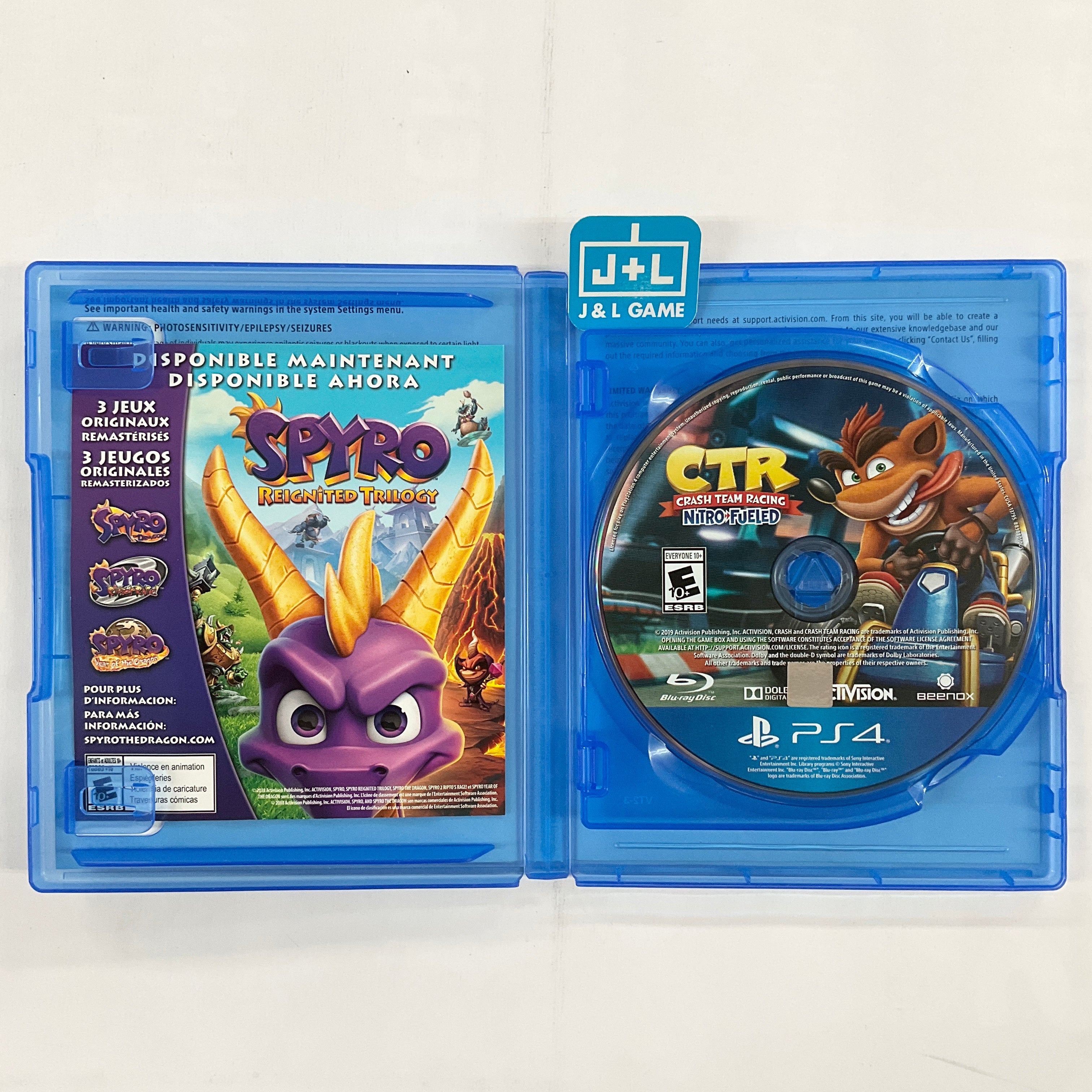 Crash Team Racing Crash Bandicoot Trilogy Bundle (PS4