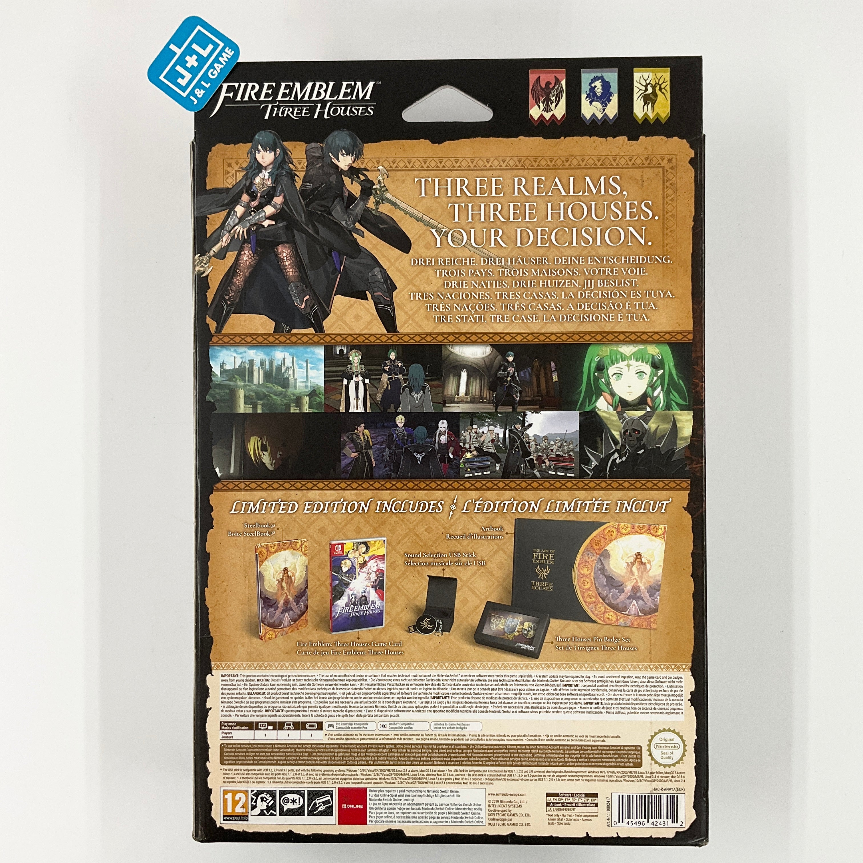 Fire Emblem Three Houses Limited Edition - (NSW) Nintendo Switch (European Import) Video Games Nintendo   