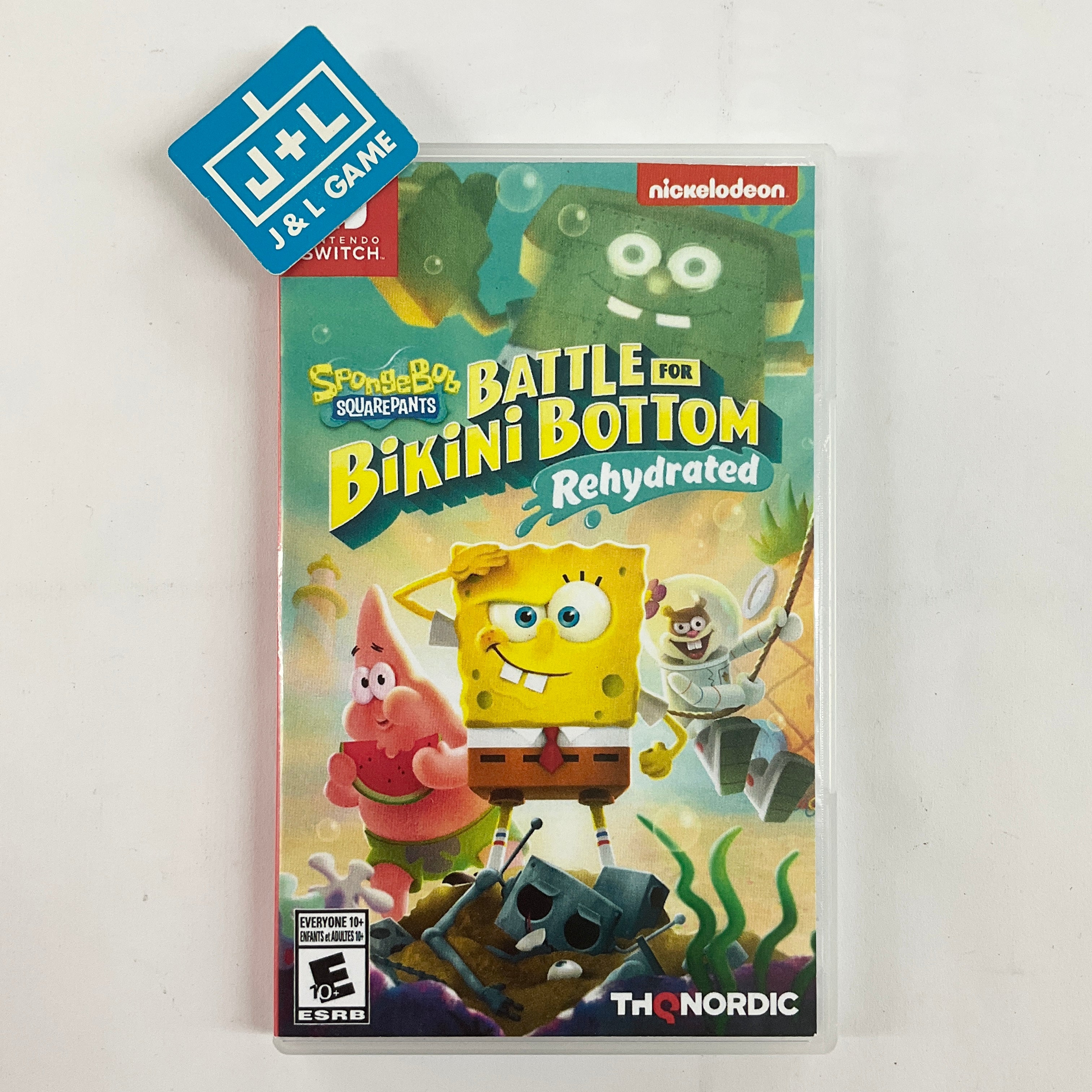 Spongebob Squarepants: Battle for Bikini Bottom - Rehydrated - (NSW) Nintendo Switch [Pre-Owned] Video Games THQ Nordic   