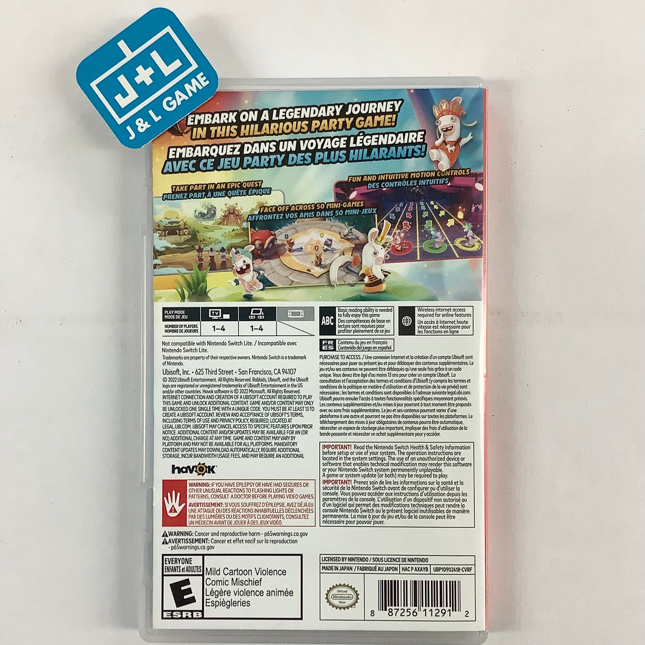 Rabbids: Party of Legends - (NSW) Nintendo Switch [UNBOXING] Video Games Ubisoft   
