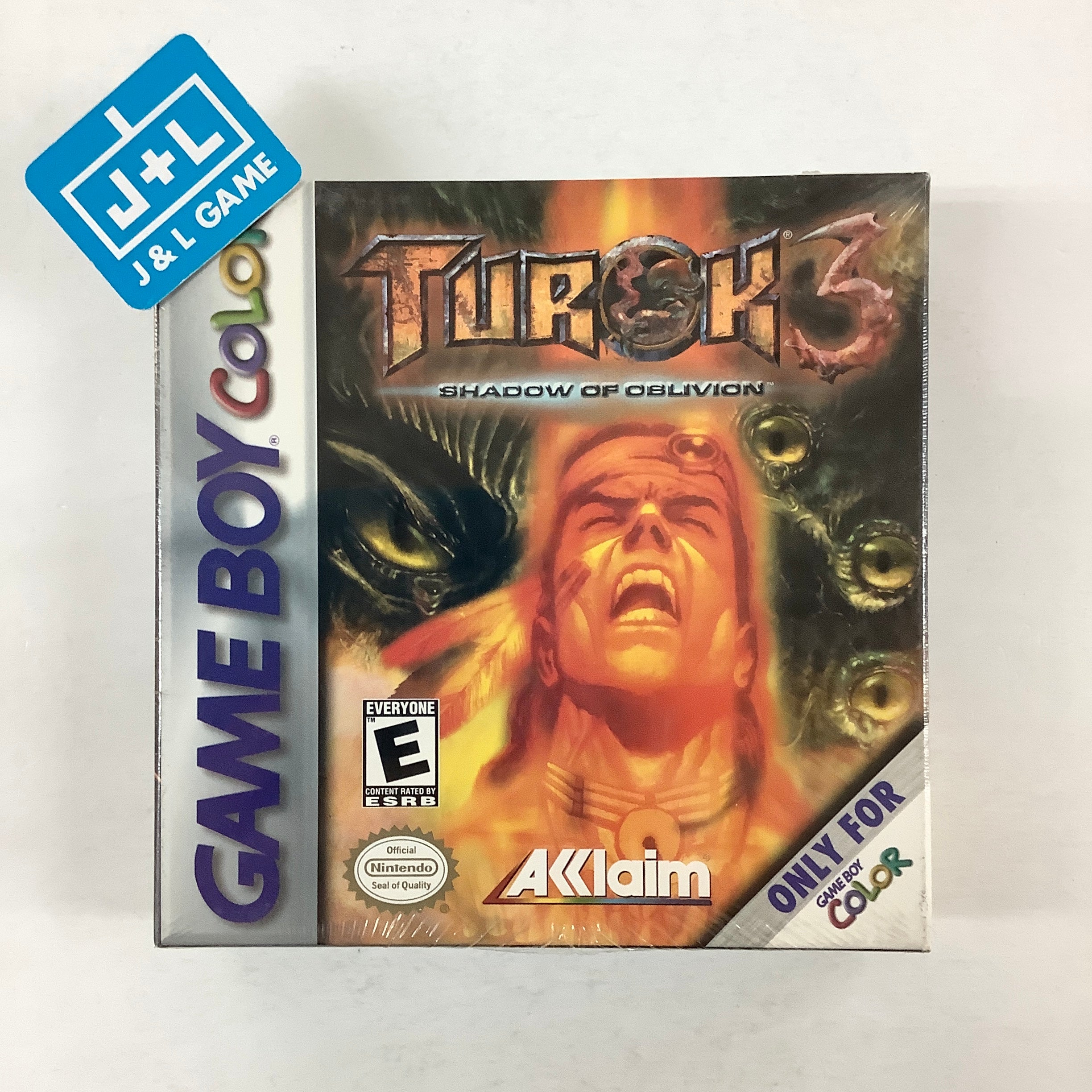 Turok 3: Shadow of Oblivion - (GBC) Game Boy Color Video Games Acclaim   