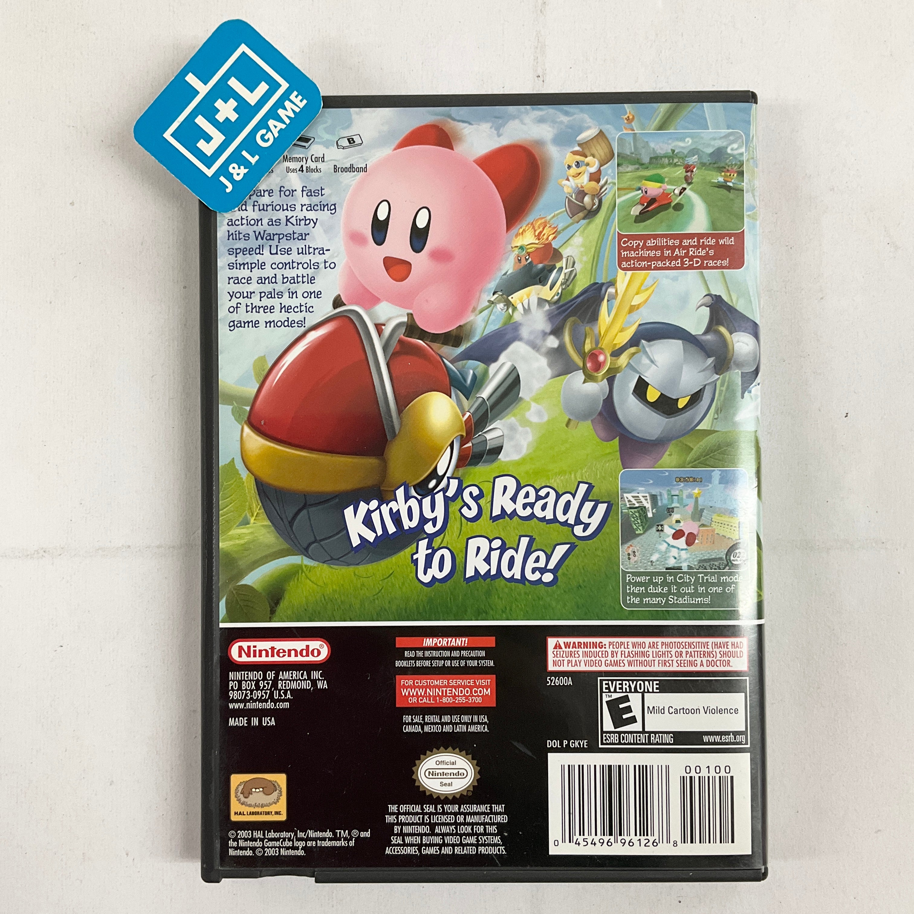 Kirby Air Ride - (GC) GameCube [Pre-Owned] Video Games Nintendo   