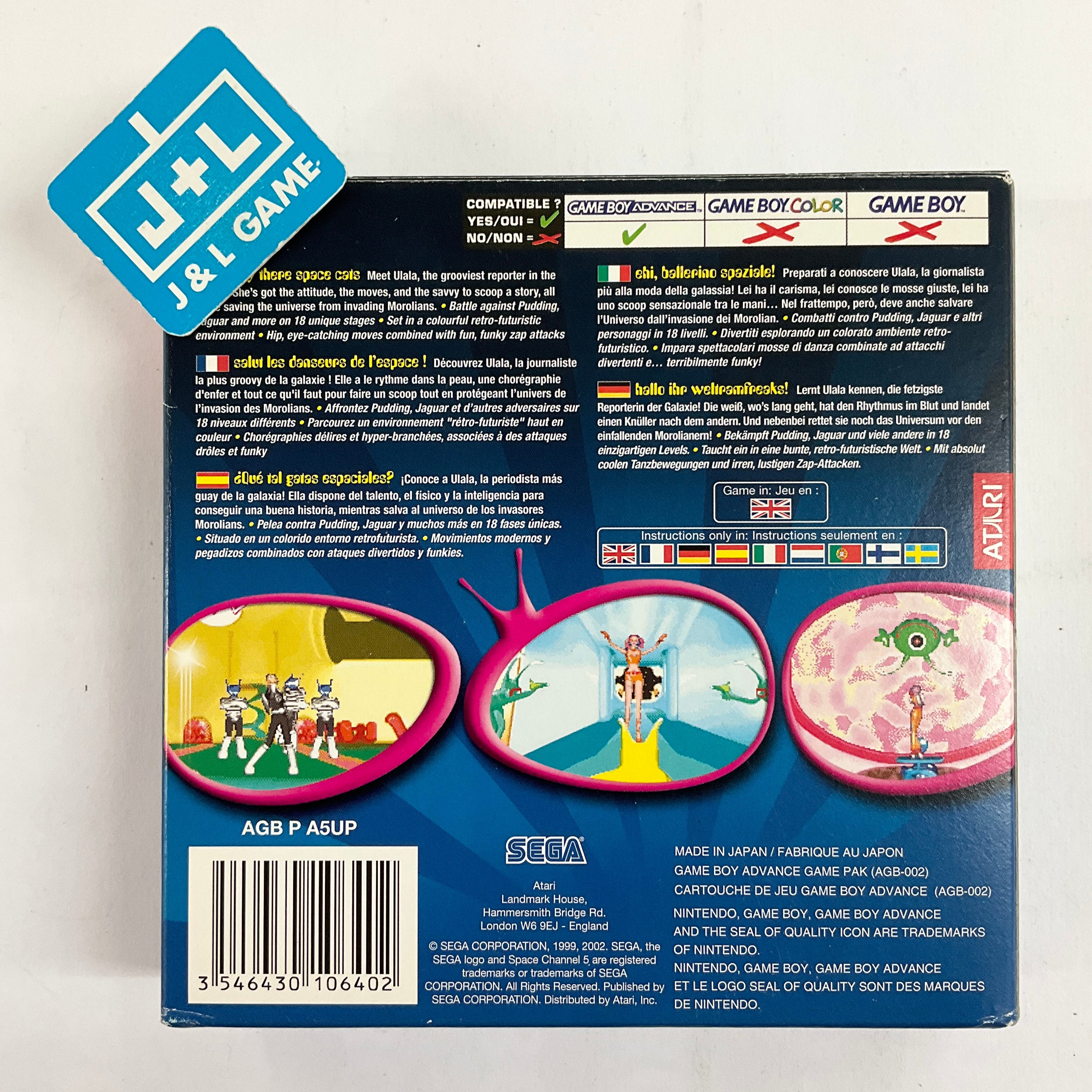 Space Channel 5: Ulala's Cosmic Attack - (GBA) Game Boy Advance [Pre-Owned] (European Import) Video Games Sega   