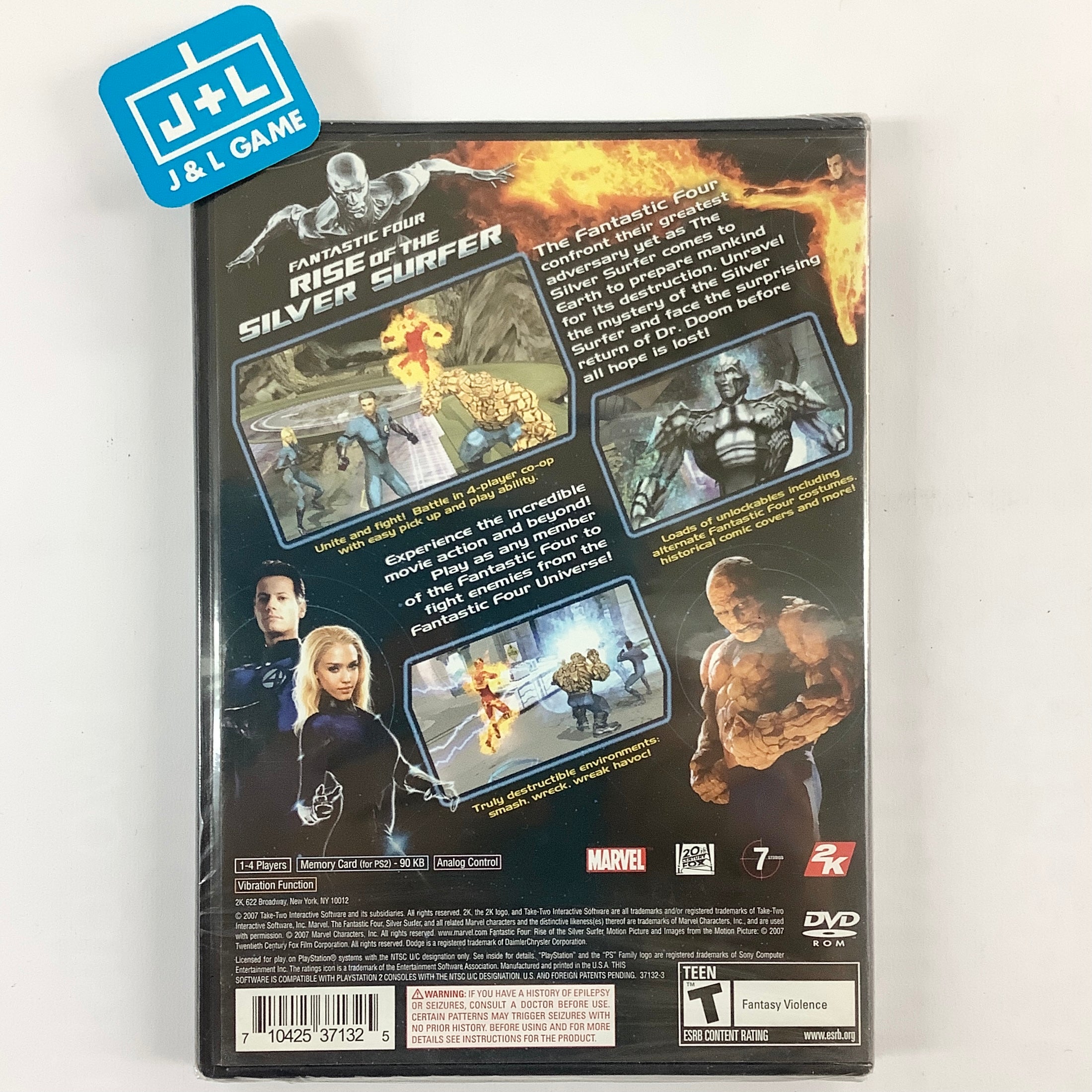 Fantastic Four: Rise of the Silver Surfer - (PS2) PlayStation 2 Video Games Take-Two Interactive   