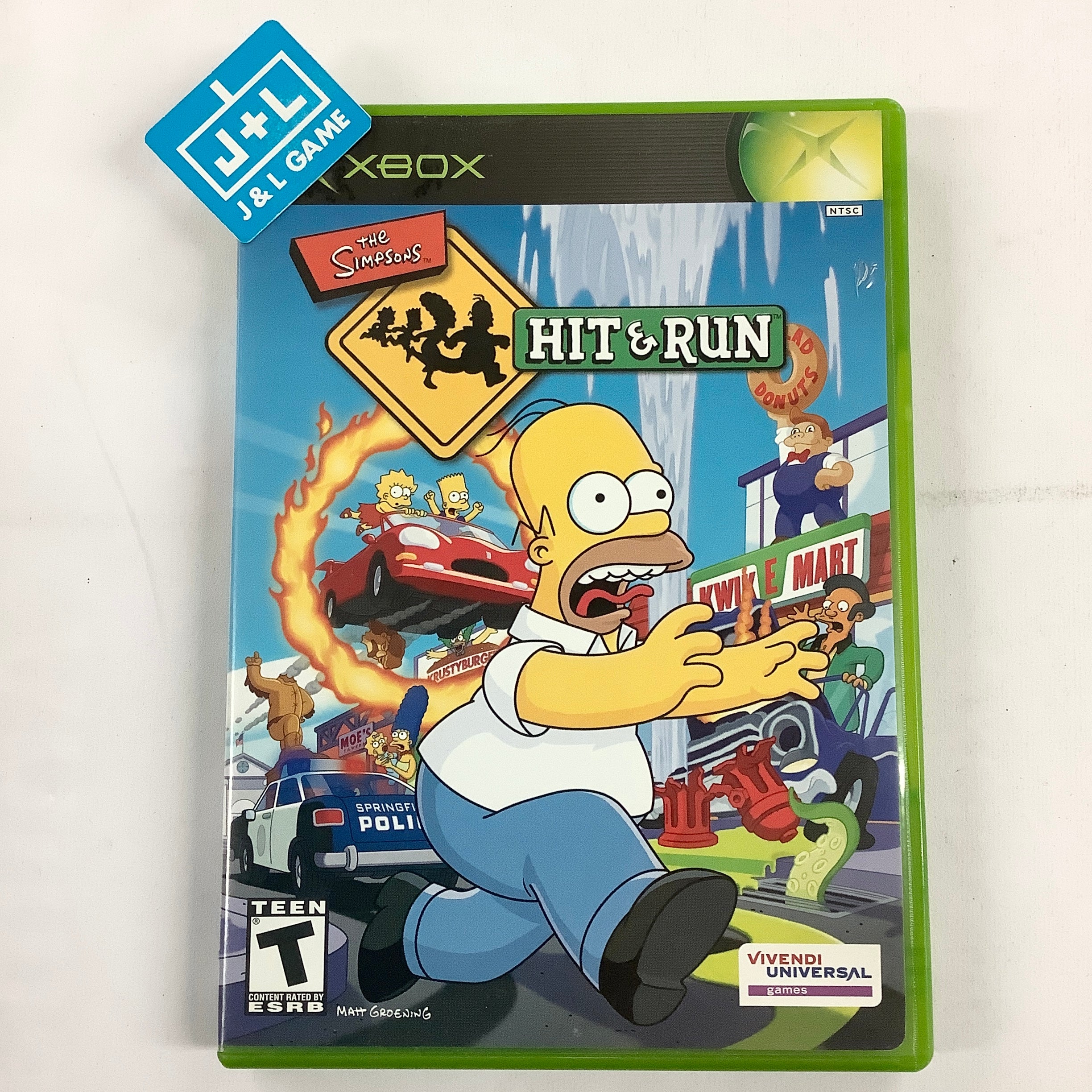 The Simpsons: Hit & Run - (XB) Xbox [Pre-Owned] Video Games VU Games   