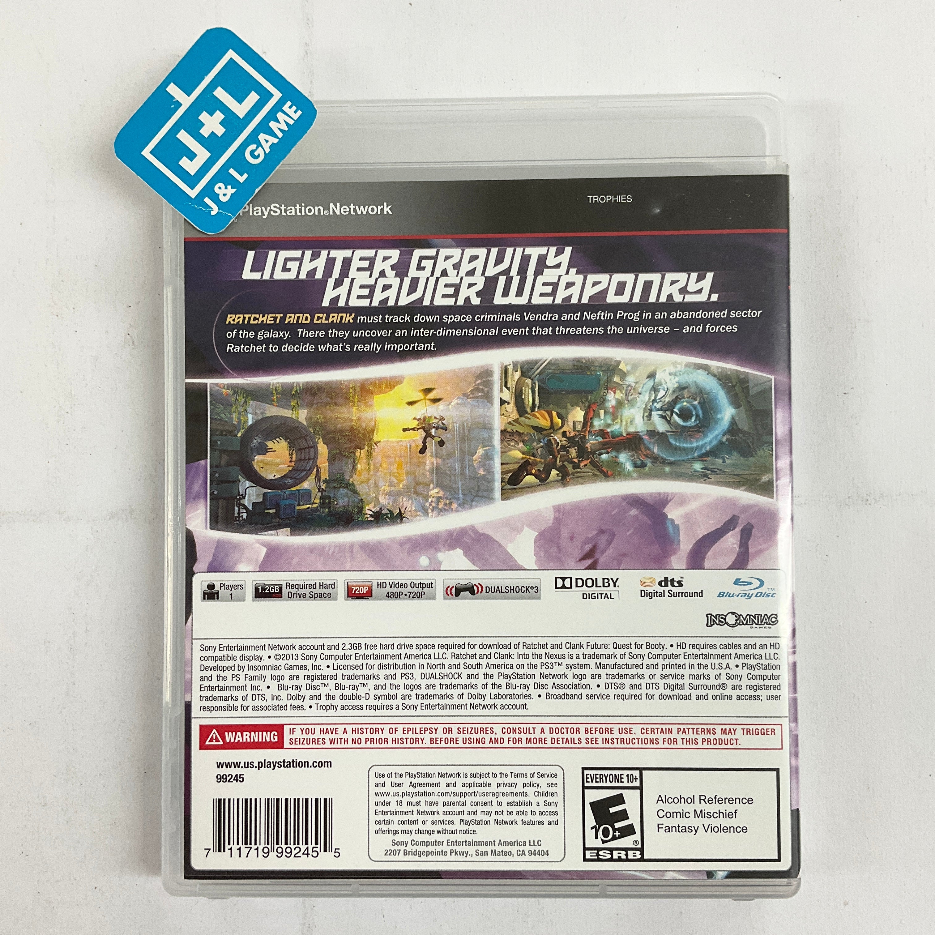 Ratchet and Clank: Into the Nexus - (PS3) Playstation 3 [Pre-Owned] Video Games Playstation   