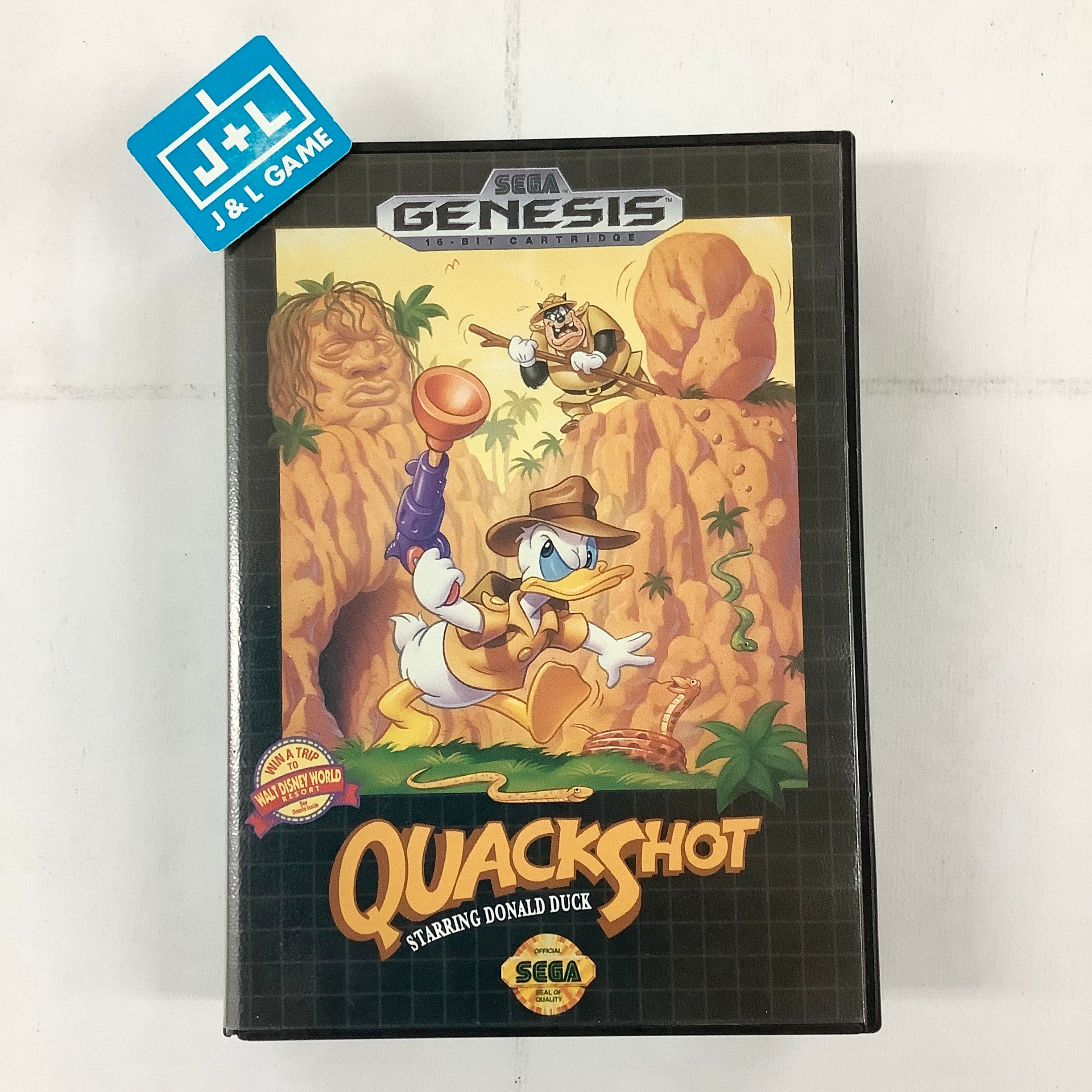 QuackShot starring Donald Duck - (SG) SEGA Genesis  [Pre-Owned] Video Games Sega   