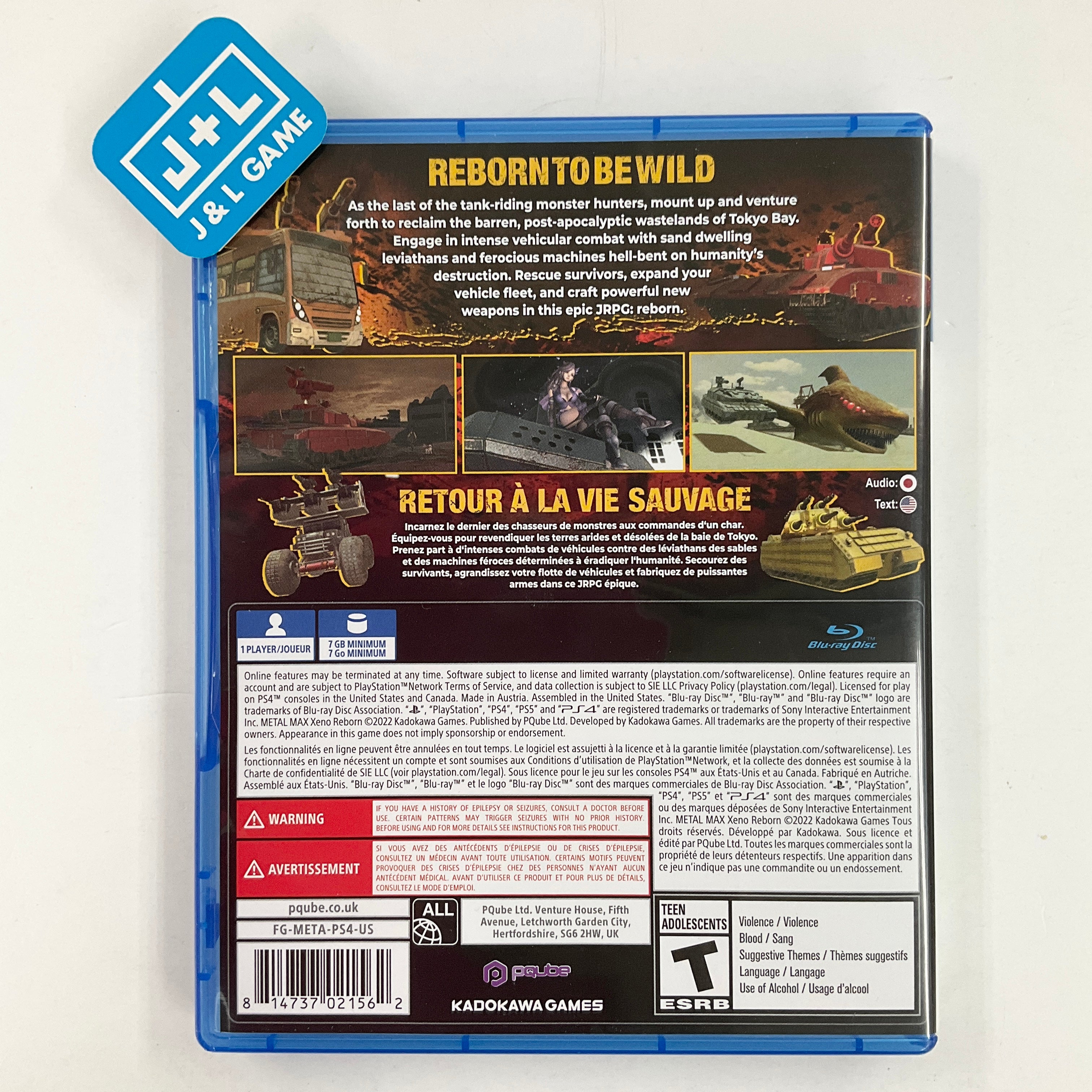 Metal Max Xeno Reborn - (PS4) PlayStation 4 [UNBOXING] Video Games PQube   