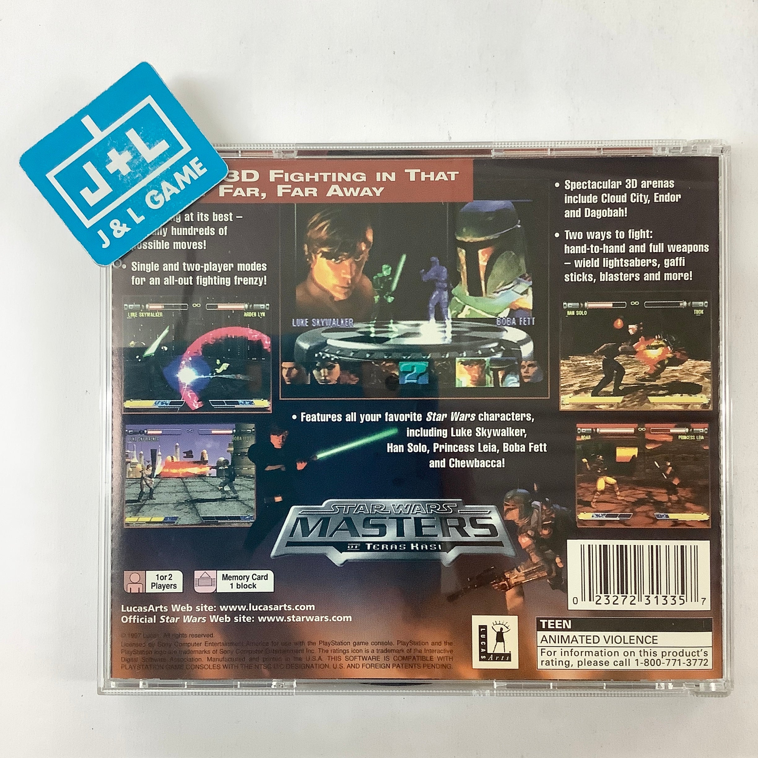 Star Wars: Masters of Teras Kasi - (PS1) PlayStation 1 [Pre-Owned] Video Games LucasArts   