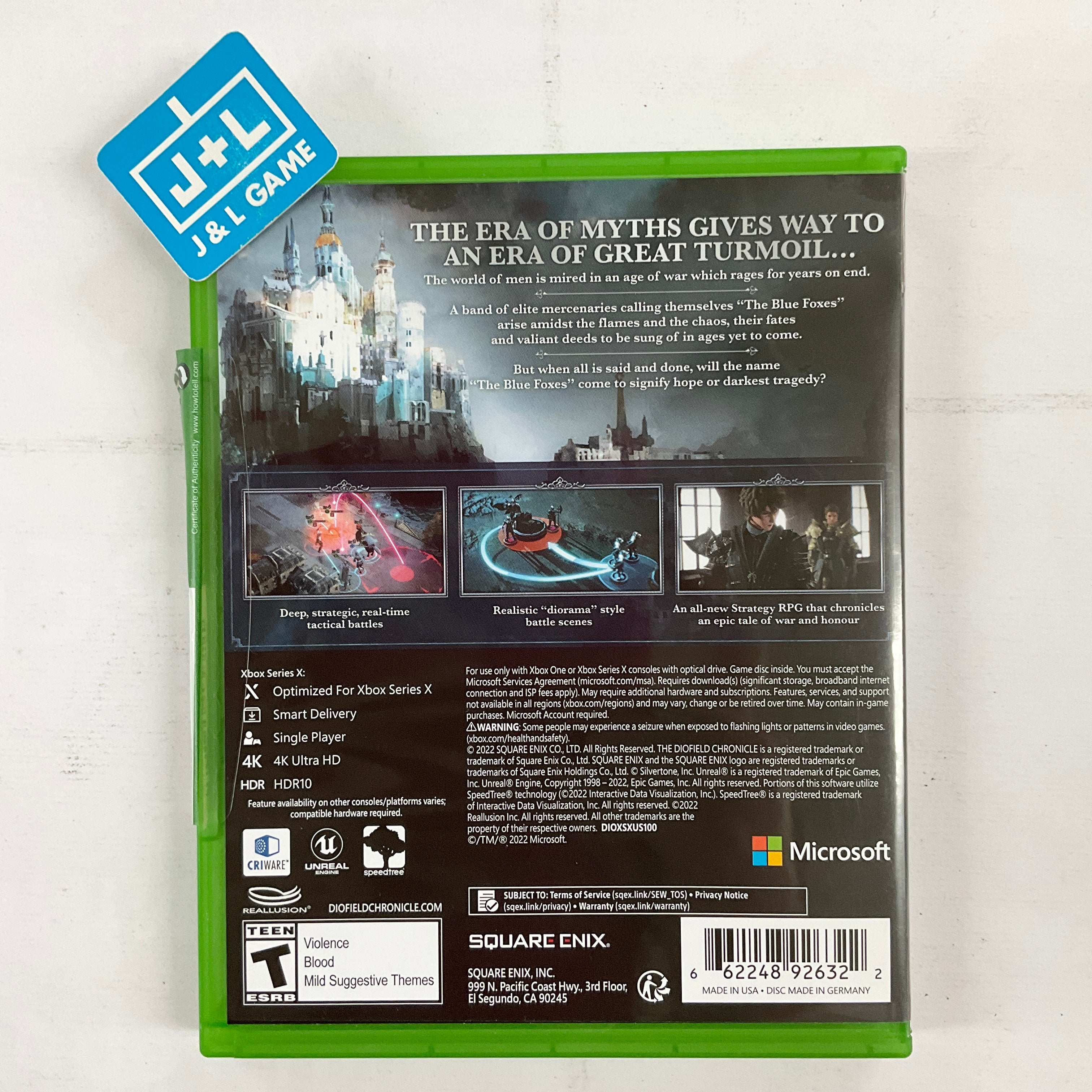 The Diofield Chronicle - (XSX) Xbox Series X [UNBOXING] Video Games Square Enix   