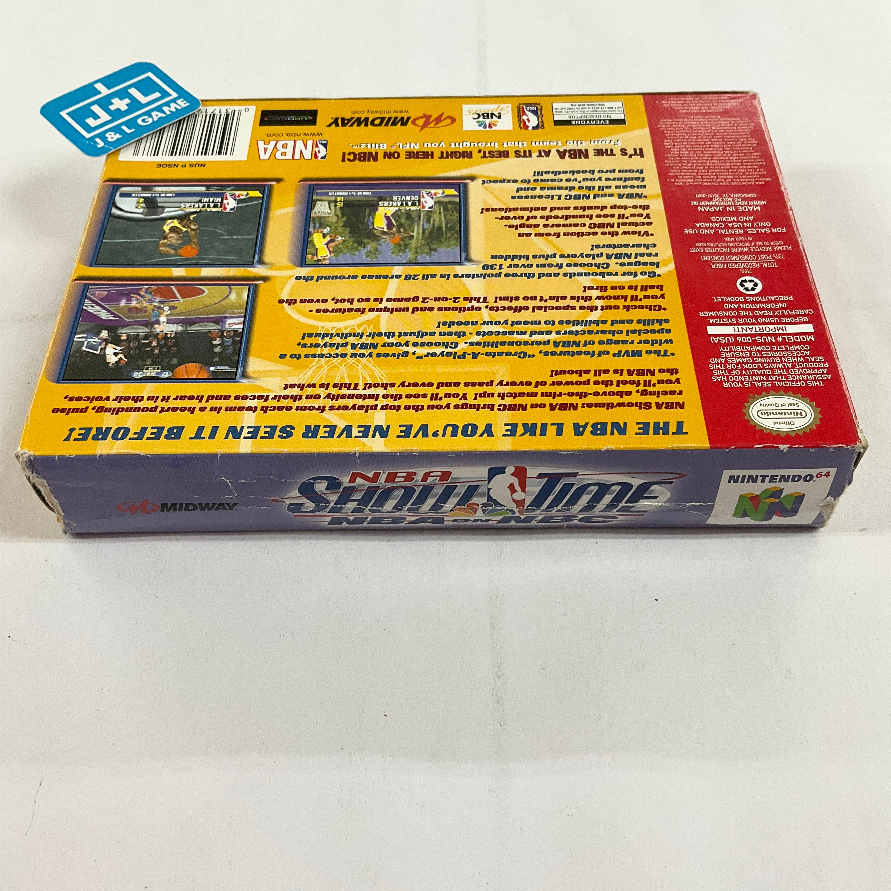 NBA Showtime: NBA on NBC - (N64) Nintendo 64 [Pre-Owned] Video Games Midway   