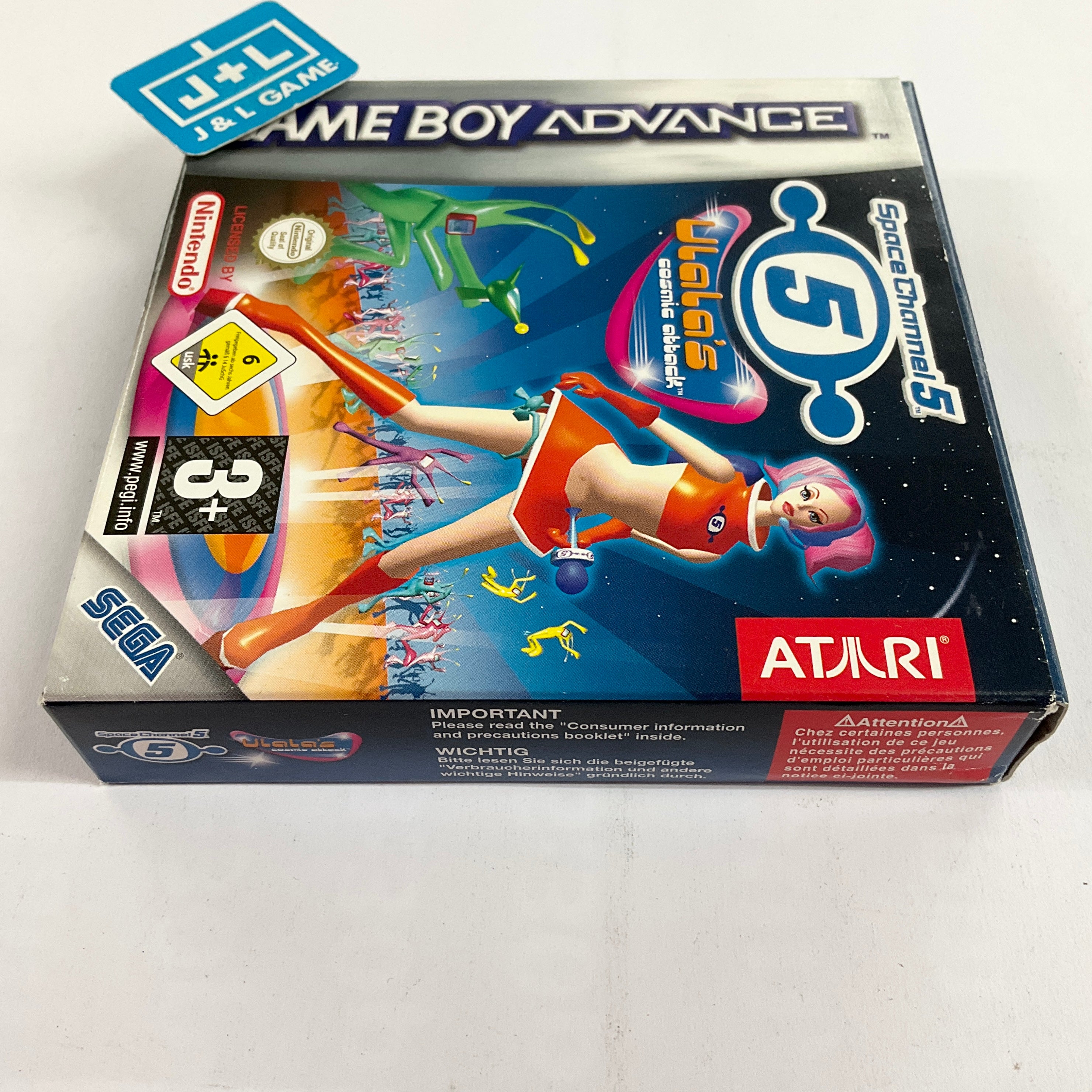 Space Channel 5: Ulala's Cosmic Attack - (GBA) Game Boy Advance [Pre-Owned] (European Import) Video Games Sega   