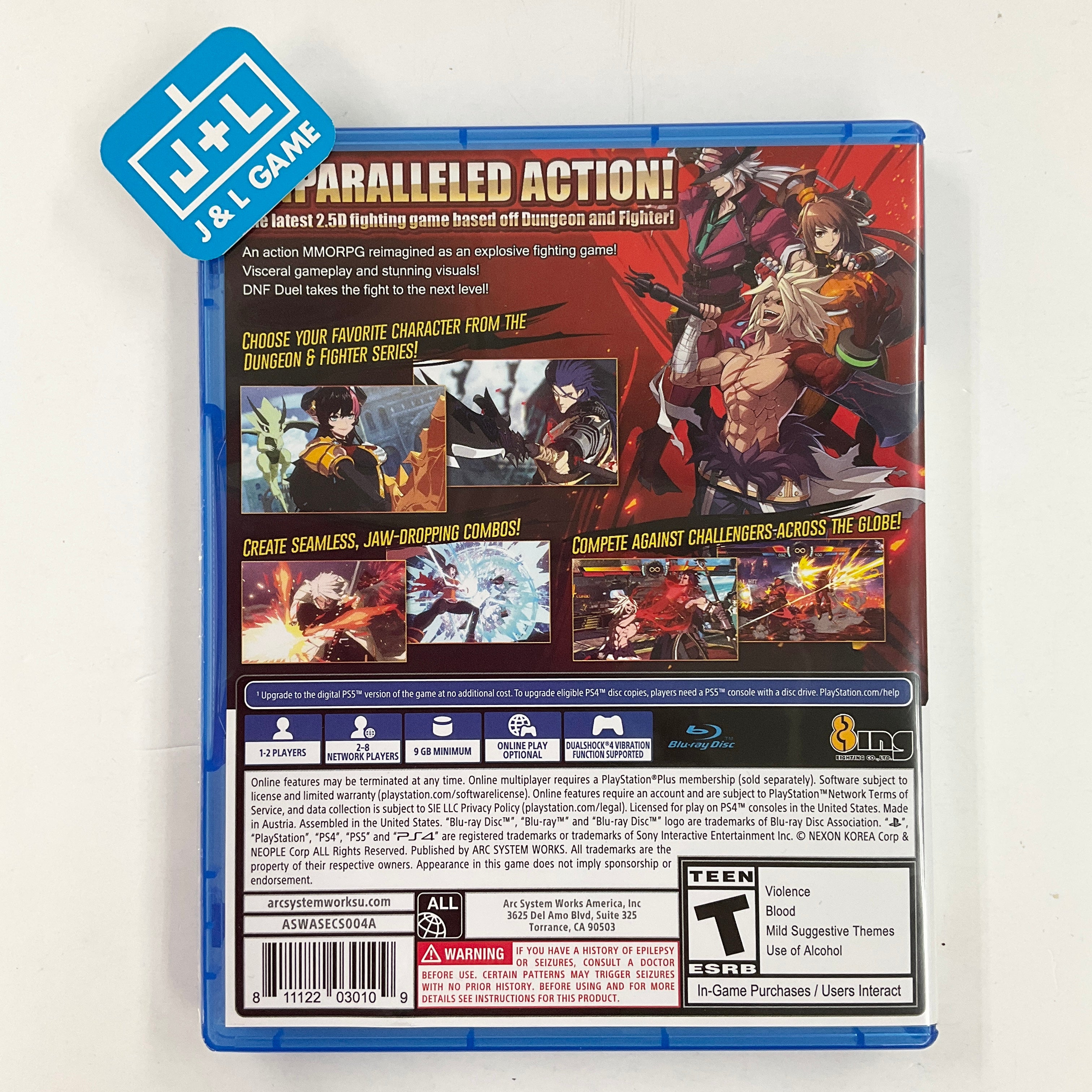 DNF Duel - (PS4) PlayStation 4 [UNBOXING] Video Games Arc System Works   