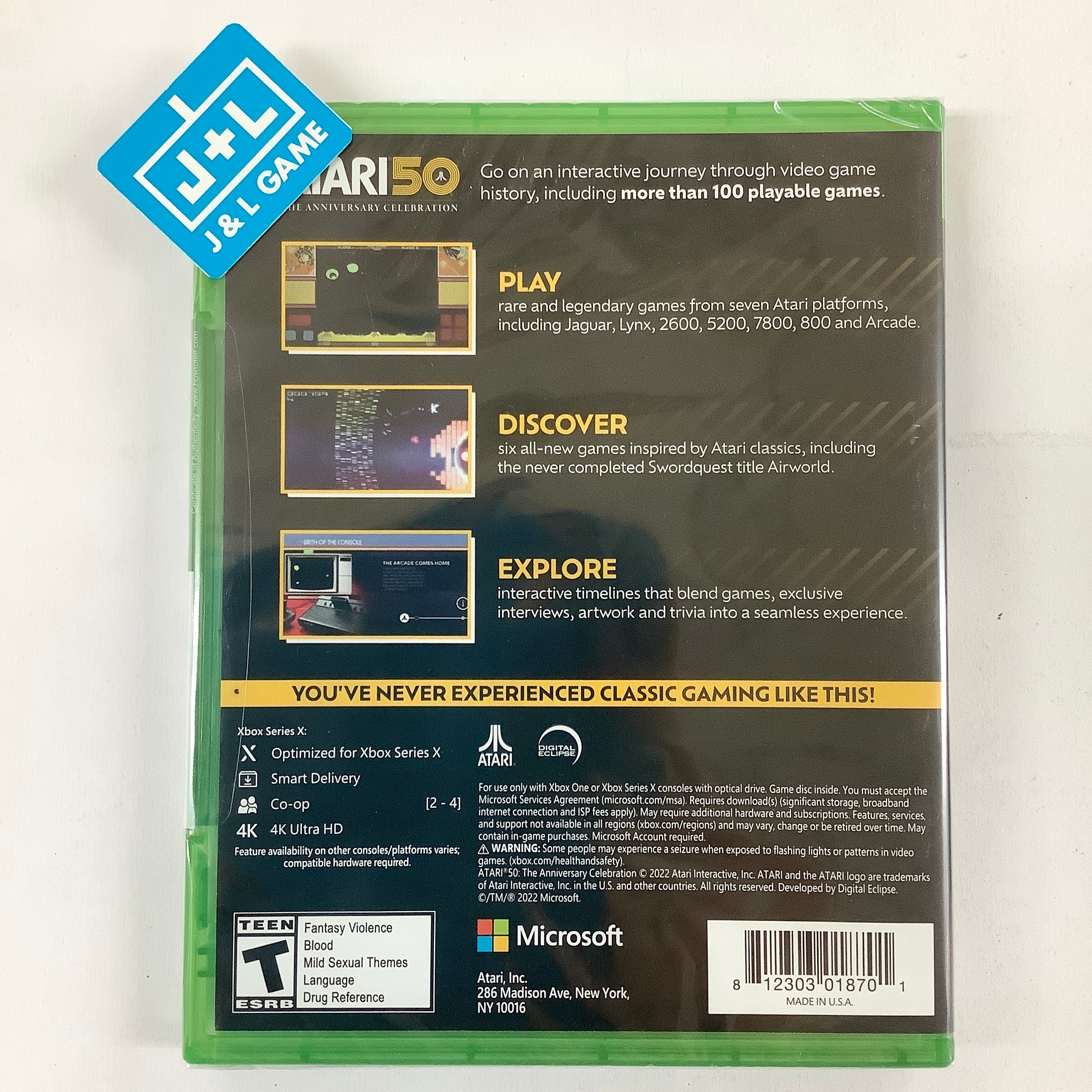 Atari 50: The Anniversary Celebration - (XSX) Xbox Series X Video Games Atari Interactive   