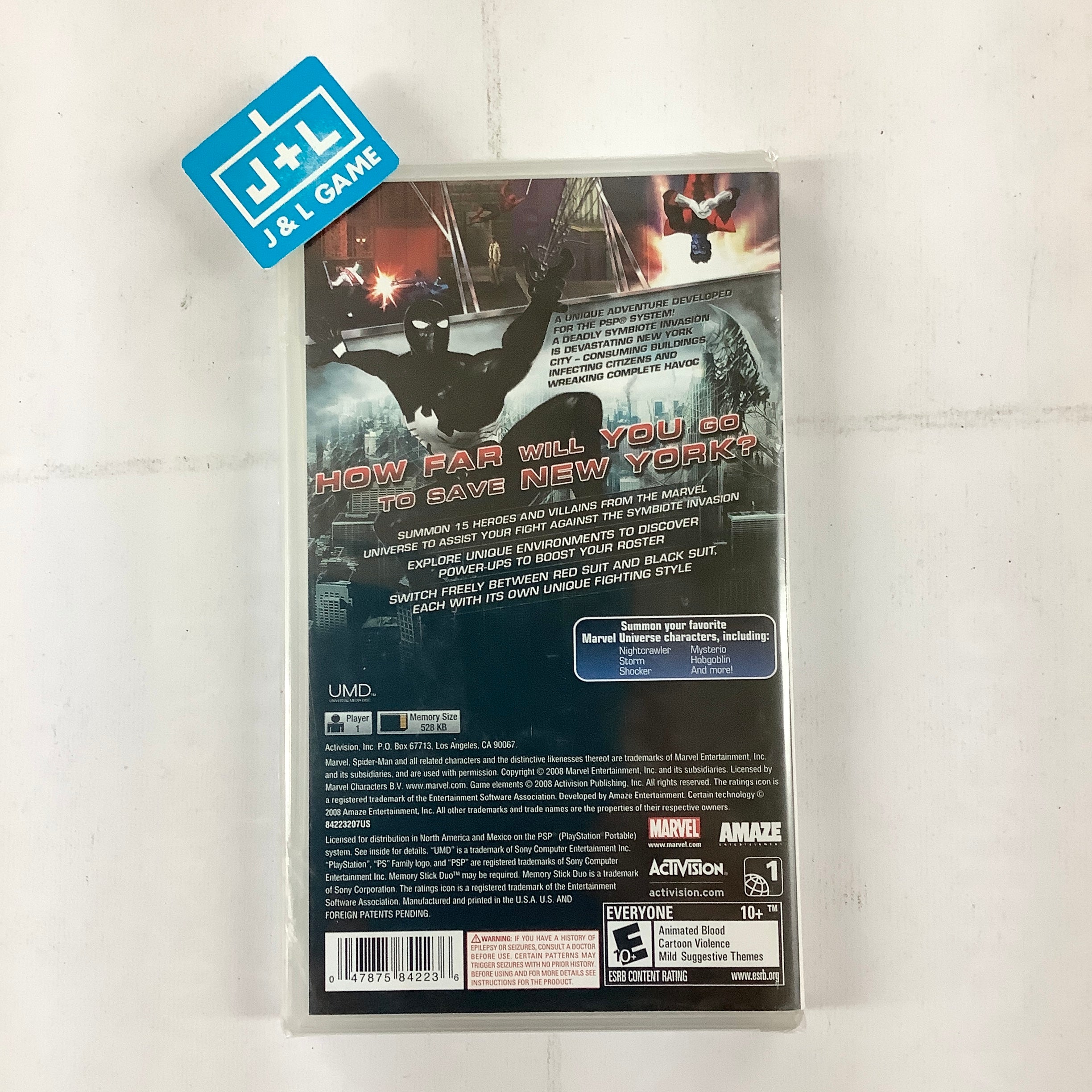 Spider-Man: Web of Shadows (Amazing Allies Edition) - SONY PSP Video Games Activision   
