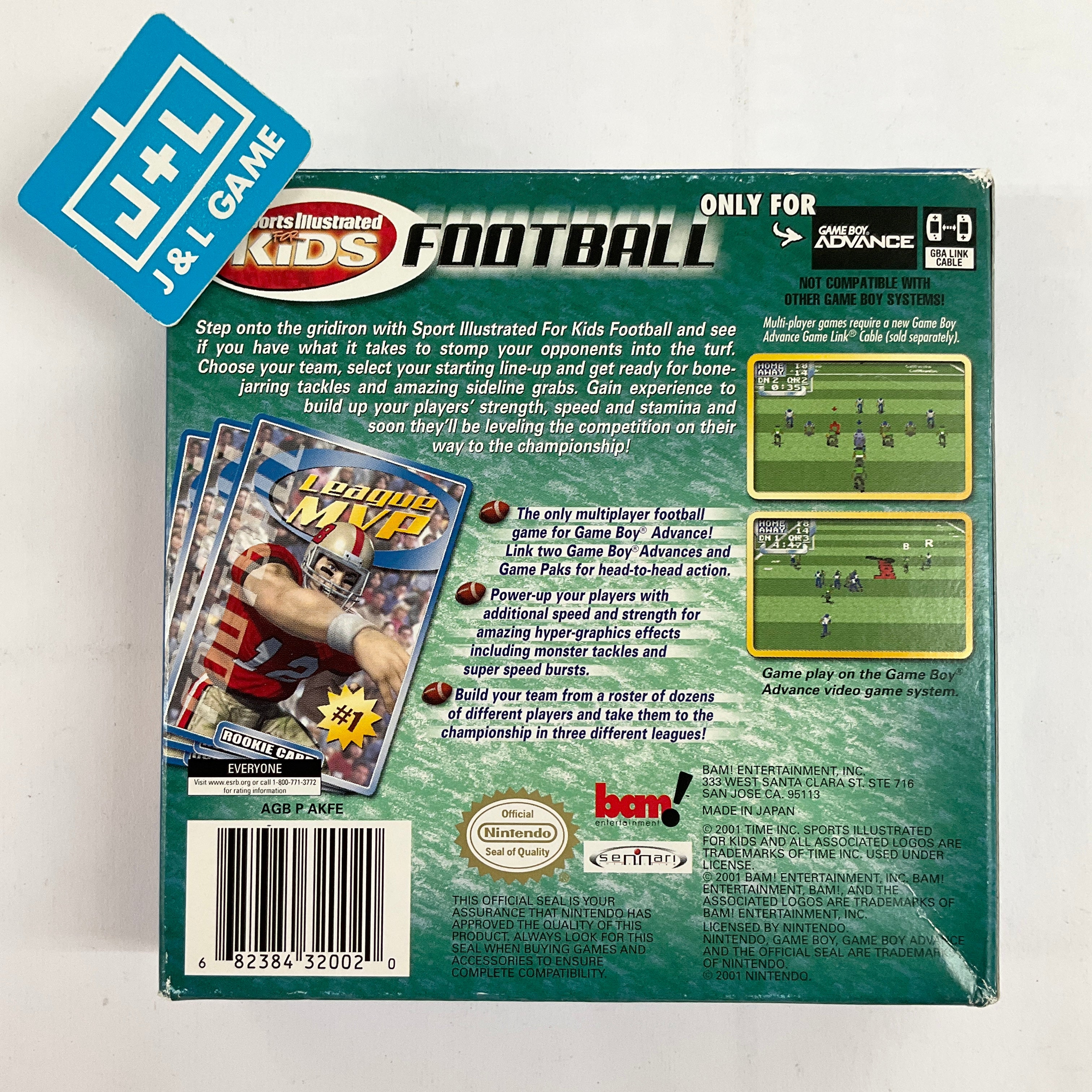 Sports Illustrated for Kids: Football - (GBA) Game Boy Advance [Pre-Owned] Video Games Bam Entertainment   