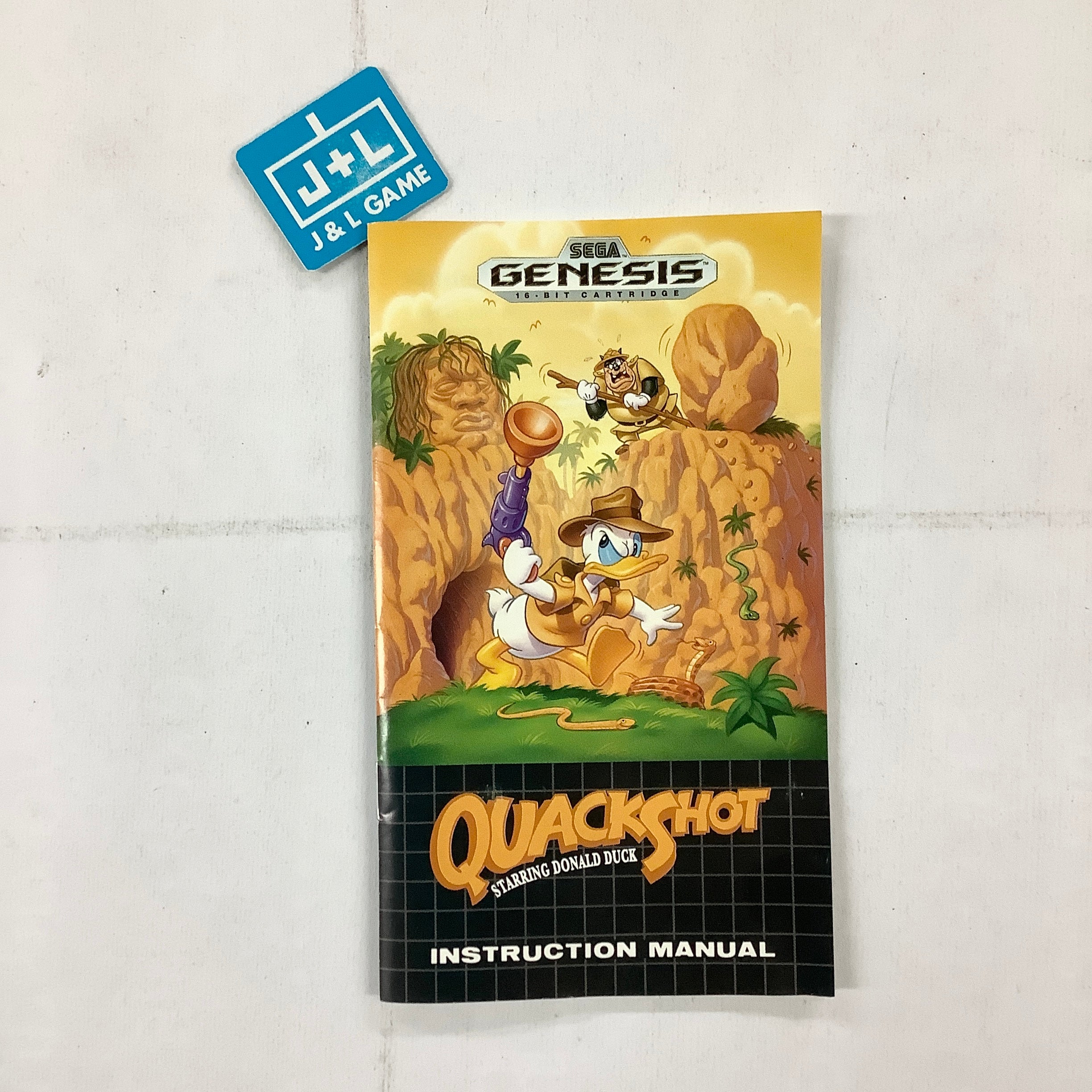 QuackShot starring Donald Duck - (SG) SEGA Genesis  [Pre-Owned] Video Games Sega   