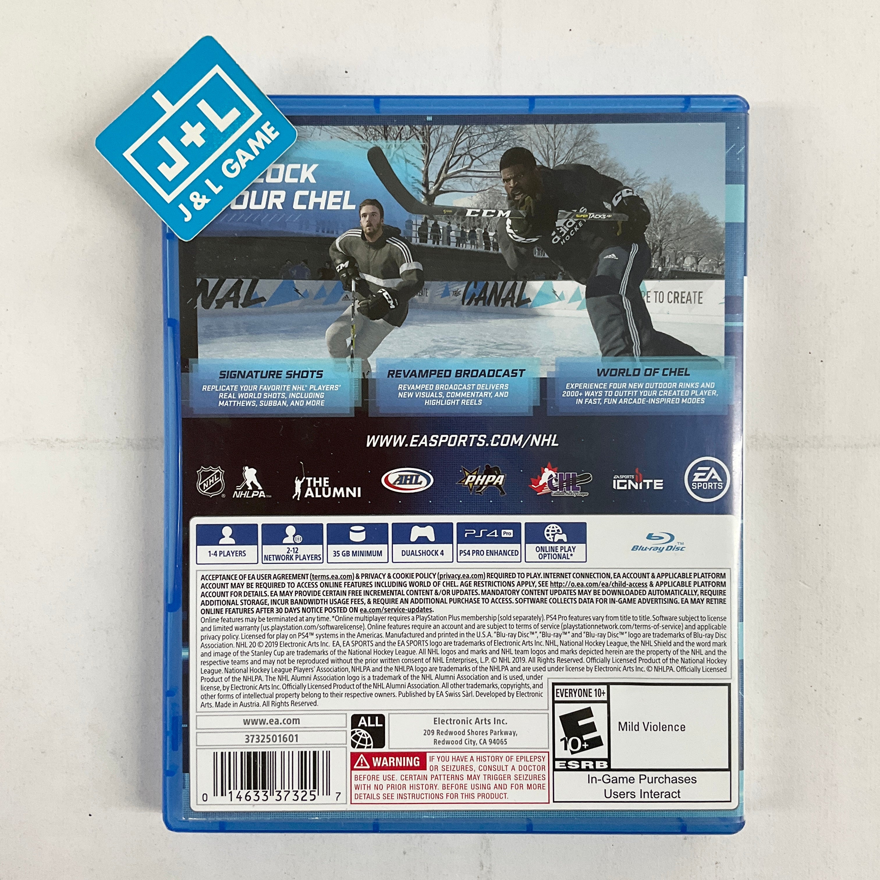 NHL 20 - (PS4) PlayStation 4 [Pre-Owned] Video Games Electronic Arts   