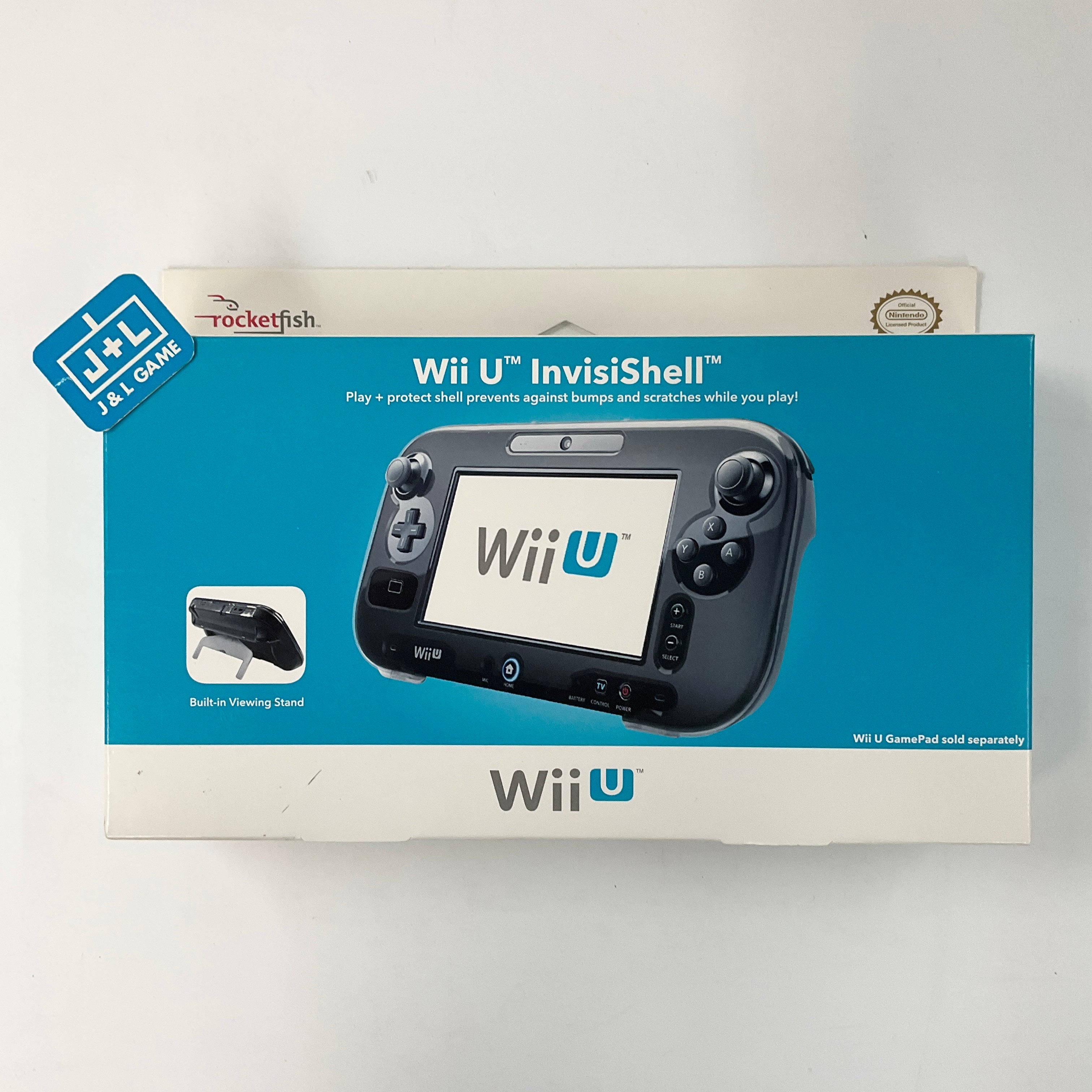 Rocketfish Wii U InvisiShell Transparent - Nintendo Wii U Accessories Rockfish   