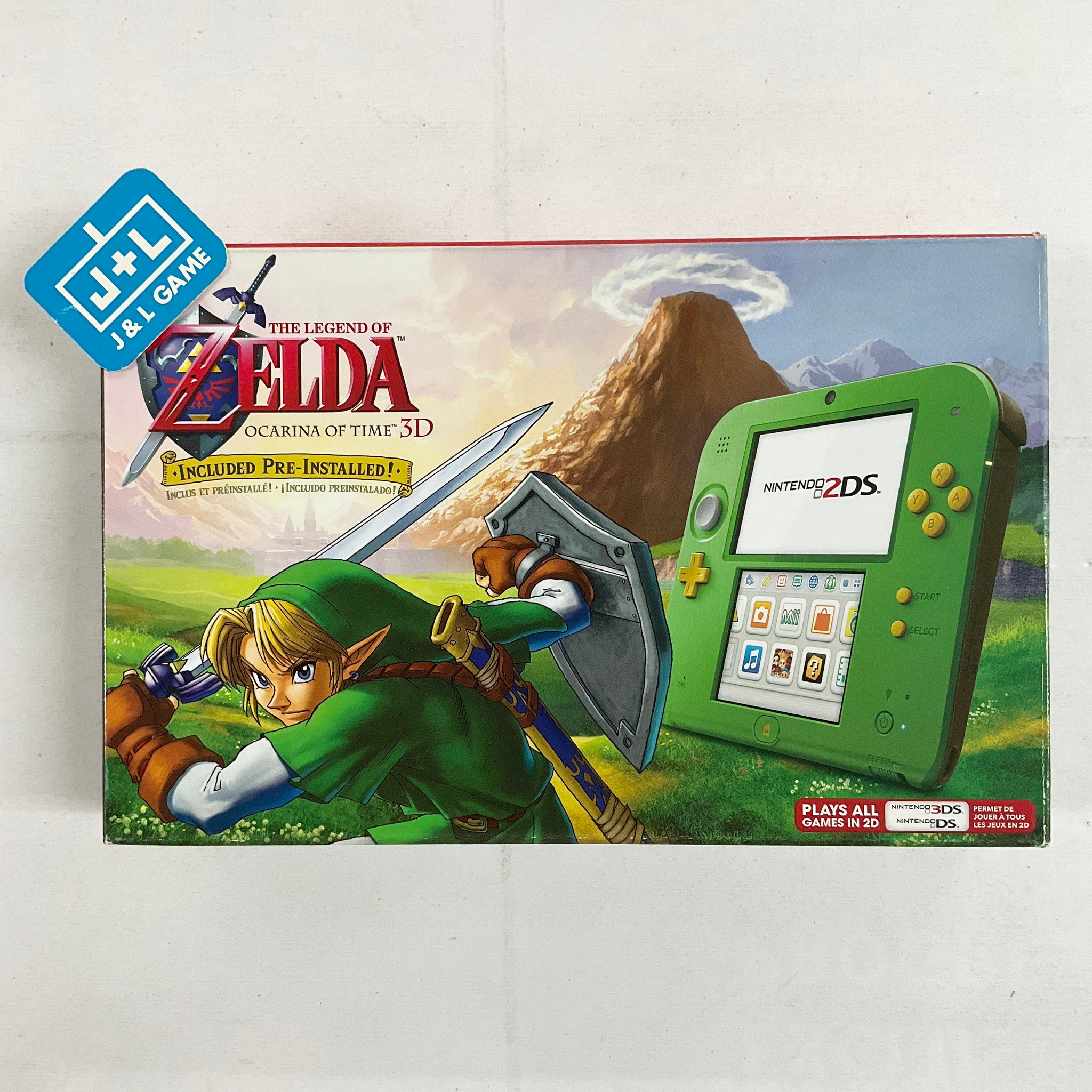  Nintendo 2DS - Legend of Zelda Ocarina of Time 3D : Video Games