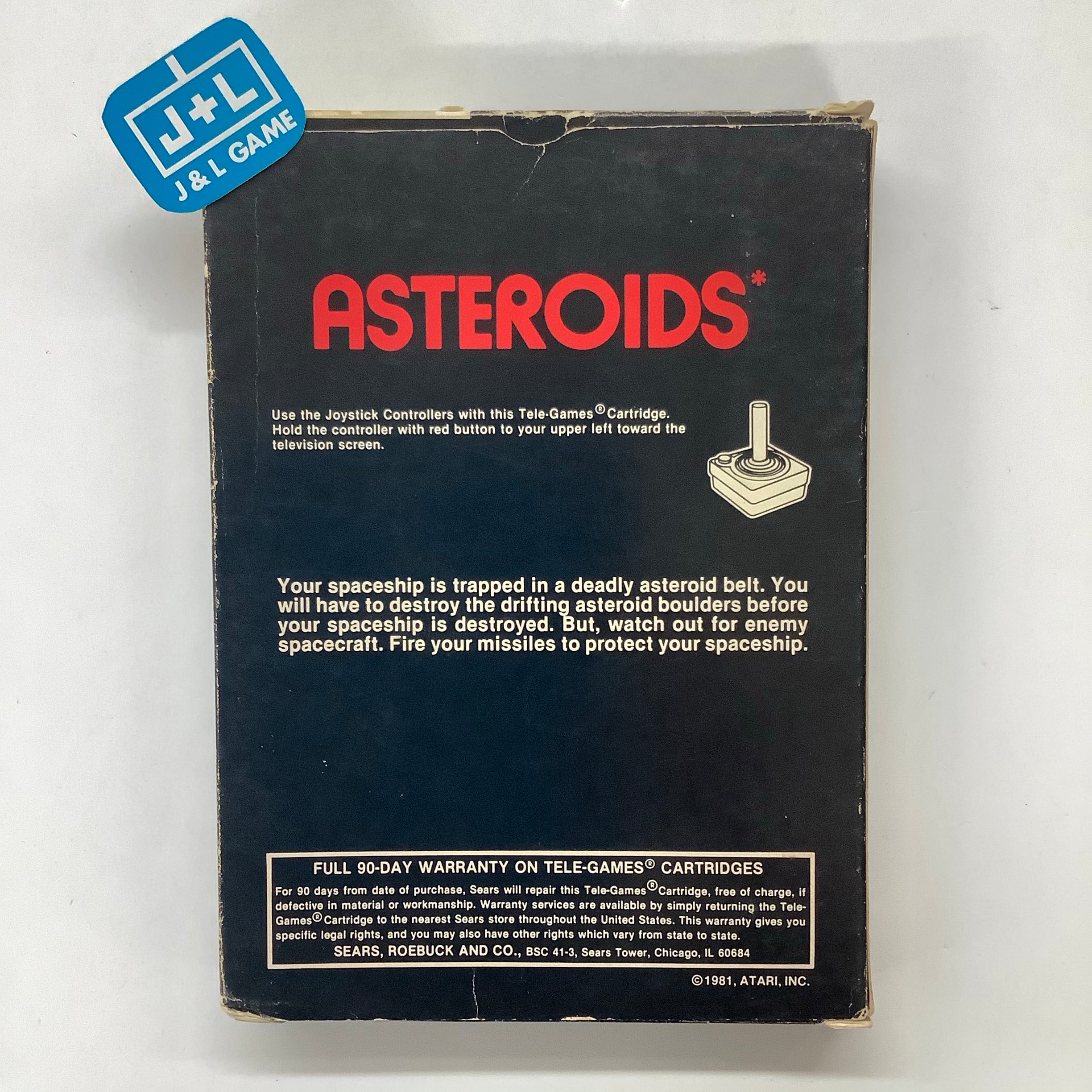 Asteroids (Sears Tele-Games) - Atari 2600 [Pre-Owned] Video Games Atari Inc.   