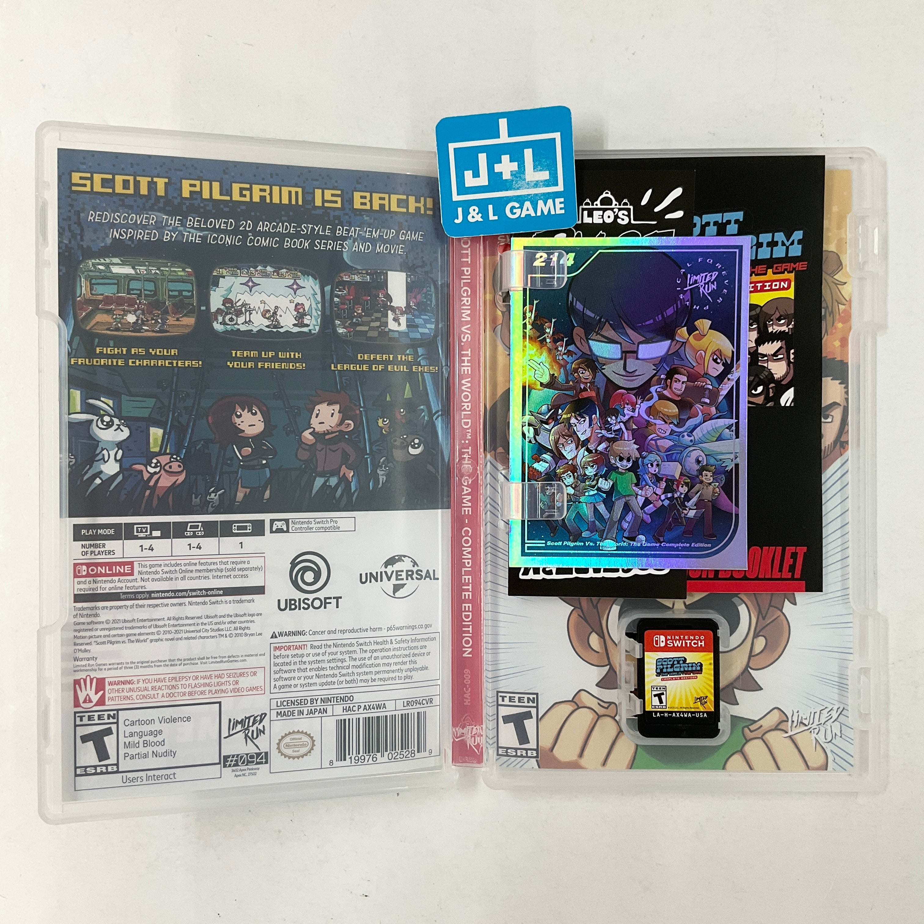 Scott Pilgrim vs The World: The Game - Complete Edition - (NSW) Nintendo Switch [Pre-Owned] Video Games Limited Run Games   
