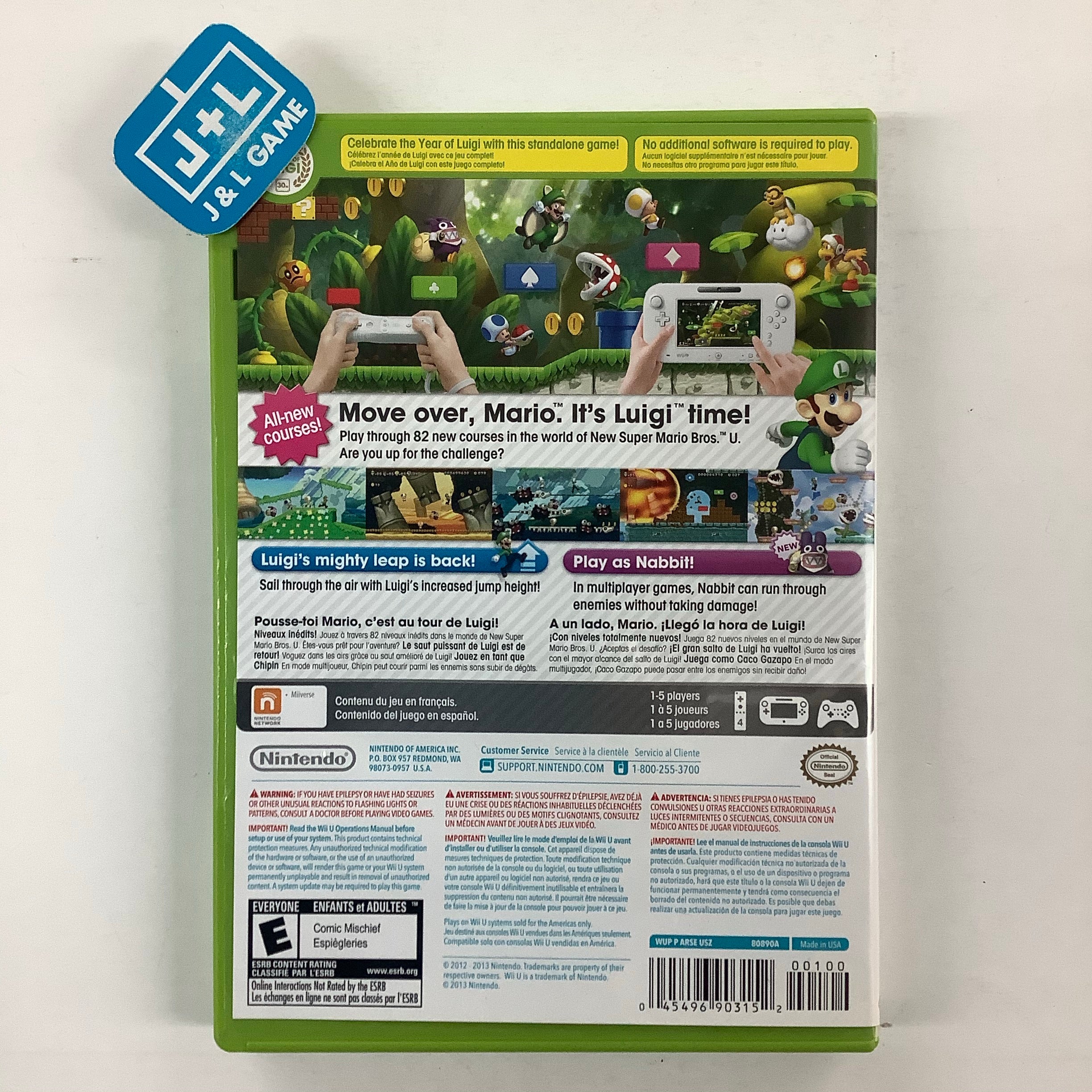 New Super Luigi U - Nintendo Wii U [Pre-Owned] Video Games Nintendo   