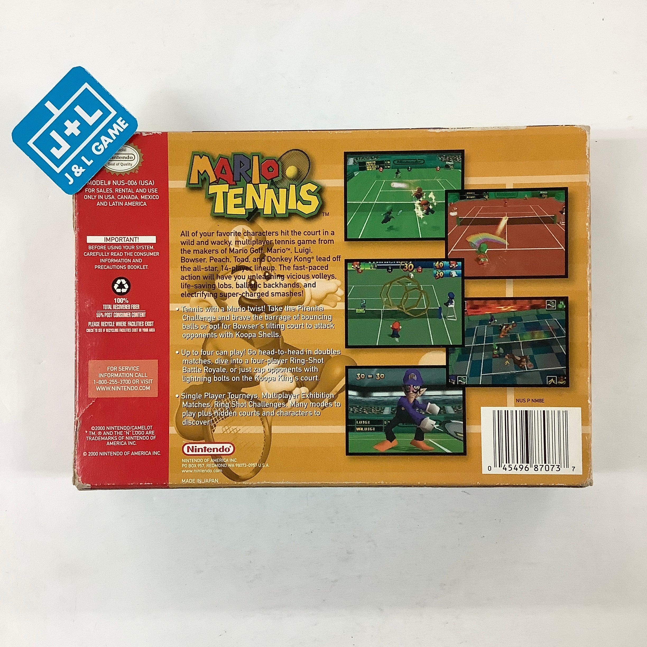 Mario Tennis - (N64) Nintendo 64 [Pre-Owned] Video Games Nintendo   