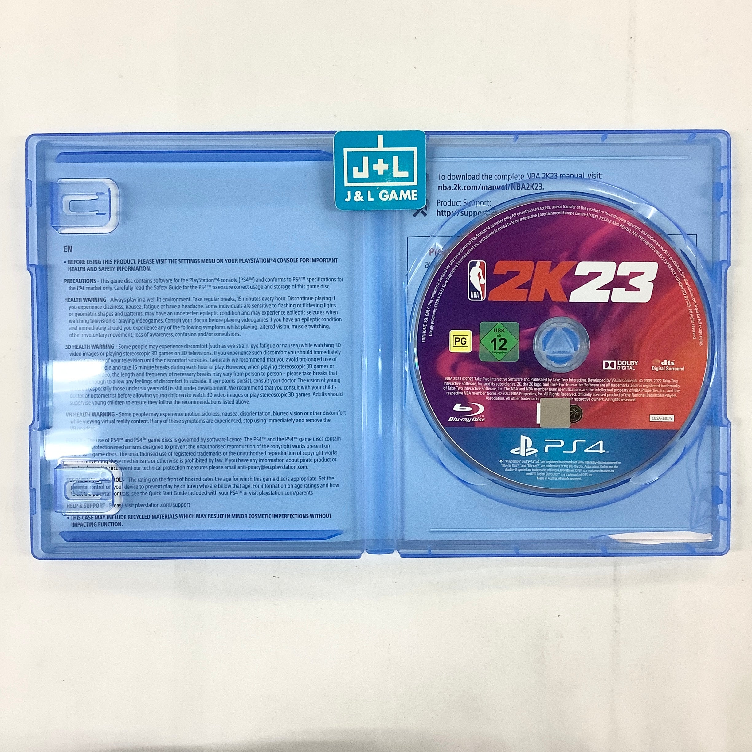 NBA 2K23 - (PS4) PlayStation 4 [Pre-Owned] (European Import) Video Games 2K   