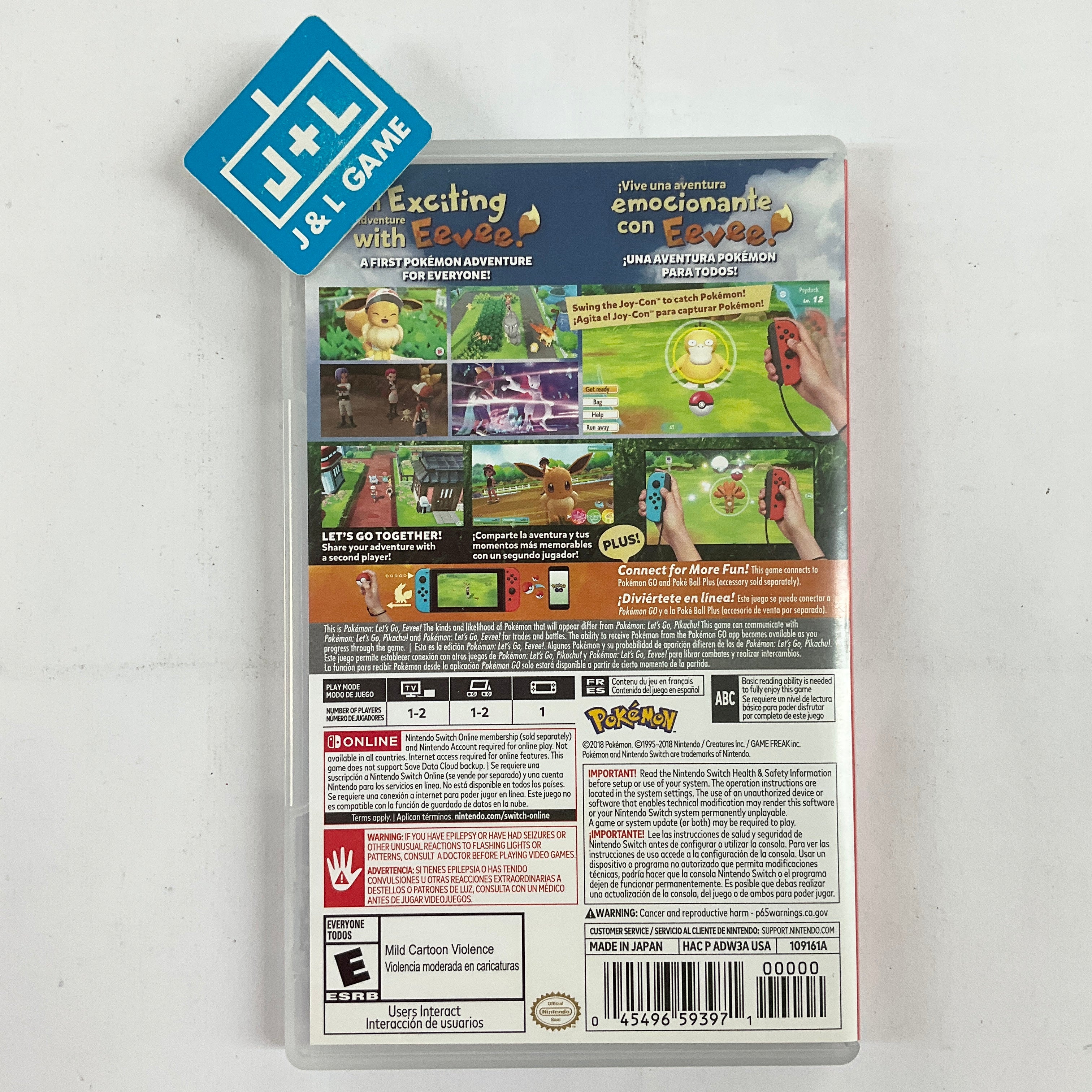Pokémon: Let's Go, Eevee!  - (NSW) Nintendo Switch [Pre-Owned] Video Games Nintendo   