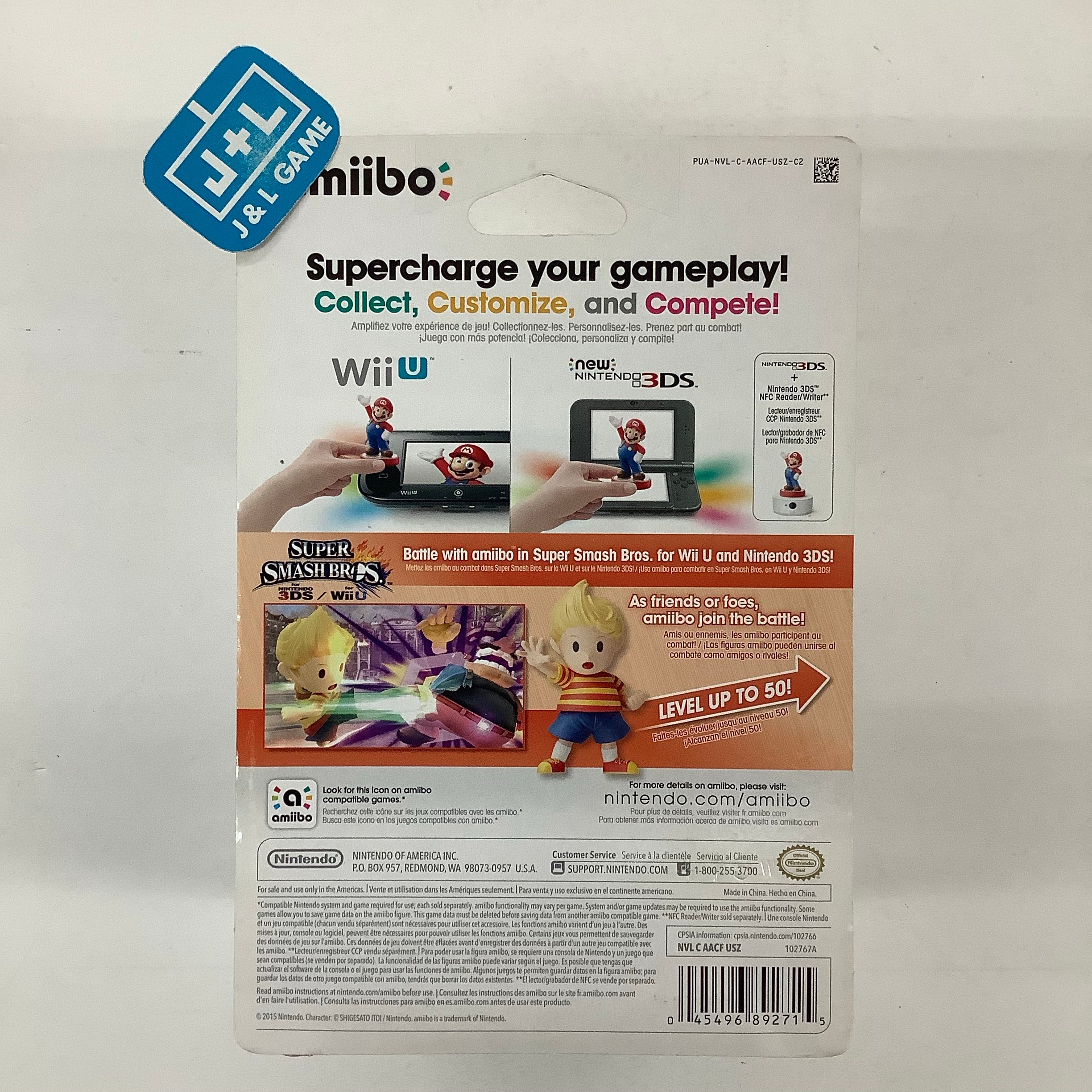 Lucas (Super Smash Bros. series) - Nintendo WiiU Amiibo Accessories Nintendo   