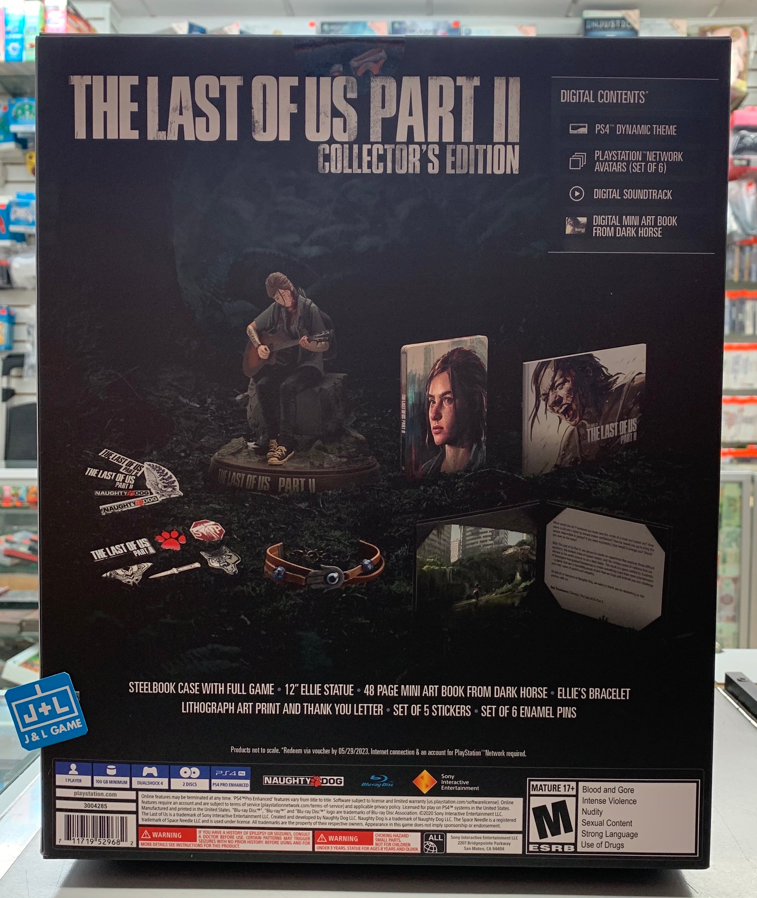 The Last of Us Part II Collector's Edition - (PS4) PlayStation 4 Video Games Playstation   