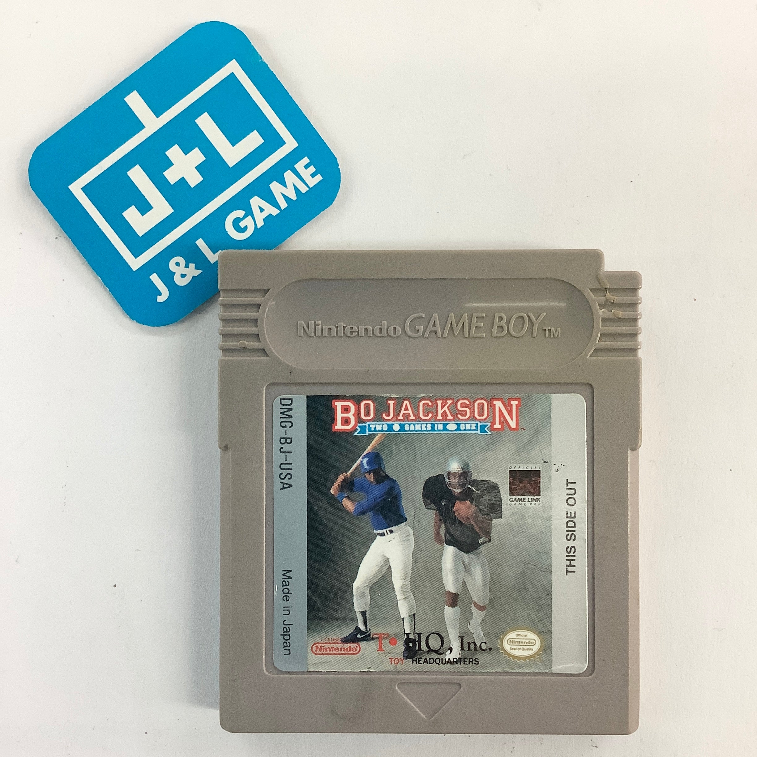 Bo Jackson: Two Games In One - (GB) Game Boy [Pre-Owned] Video Games THQ   