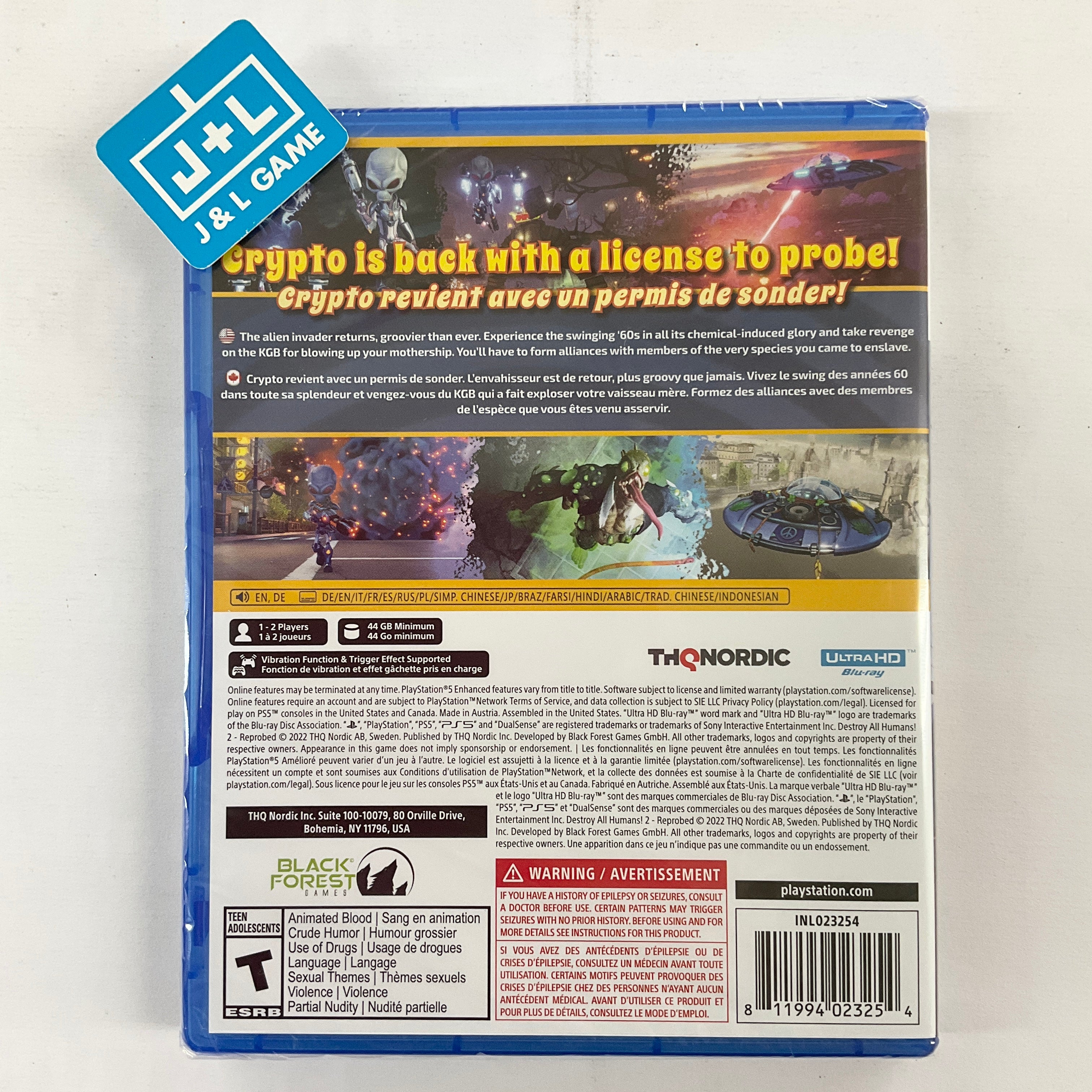 Destroy All Humans! 2 Reprobed - (PS5) PlayStation 5 Video Games THQ Nordic   