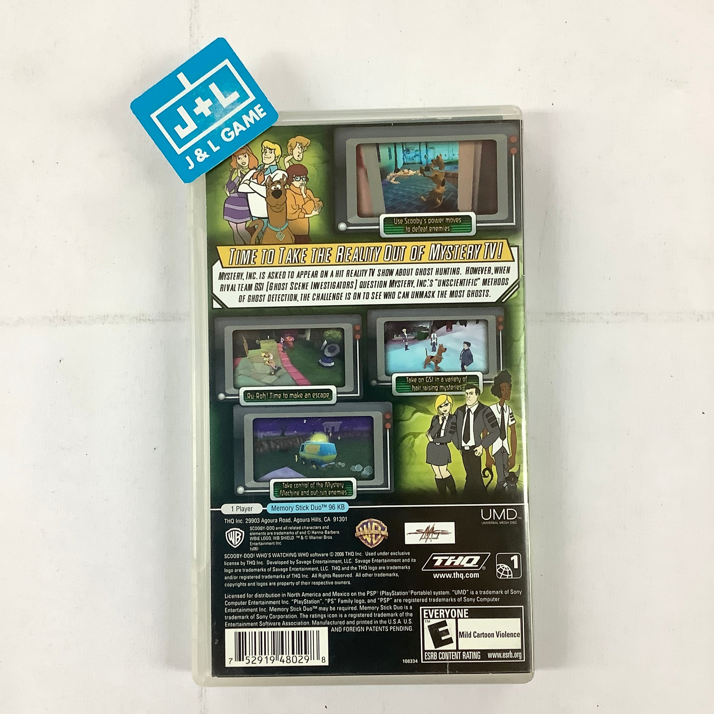 Scooby Doo!  Who's Watching Who? - Sony PSP [Pre-Owned] Video Games THQ   
