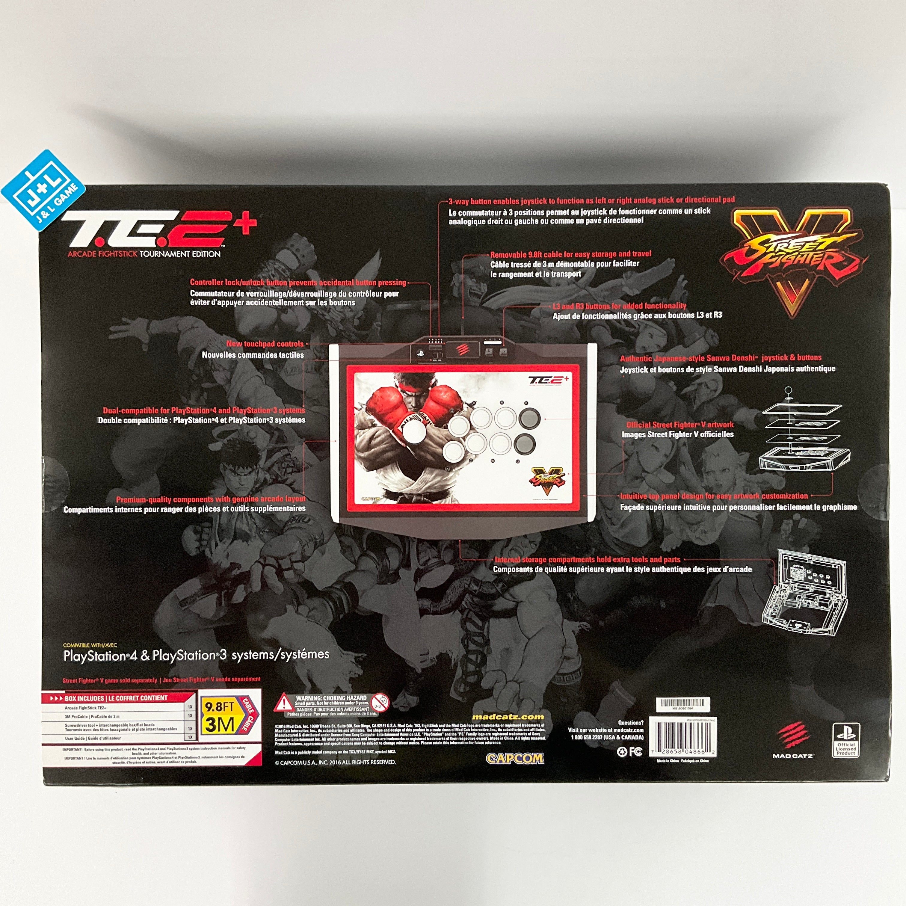 Mad Catz PlayStation 4 Street Fighter V Arcade FightStick TE2+ - PlayStation 4 and PlayStation 3 Accessories SONY   