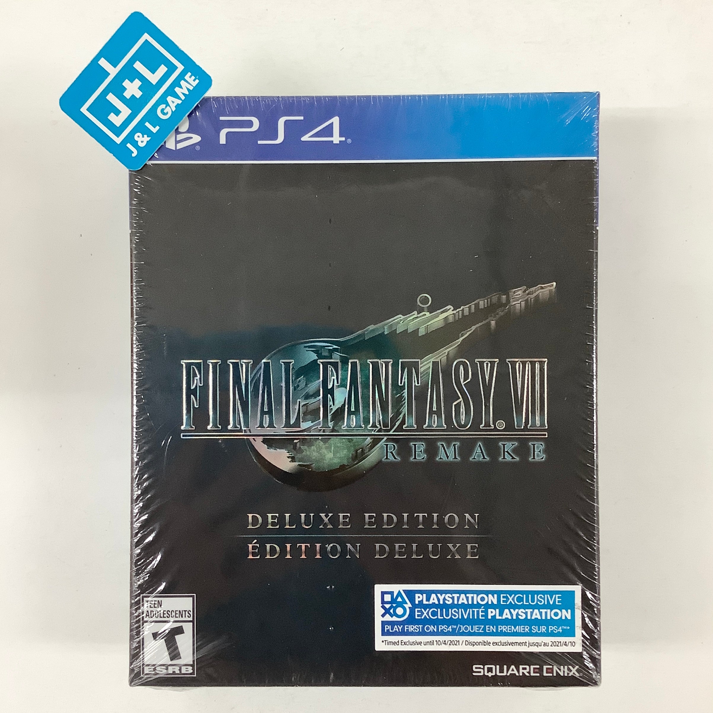 Final Fantasy VII Remake (Deluxe Edition) - (PS4) PlayStation 4 Video Games Square Enix   