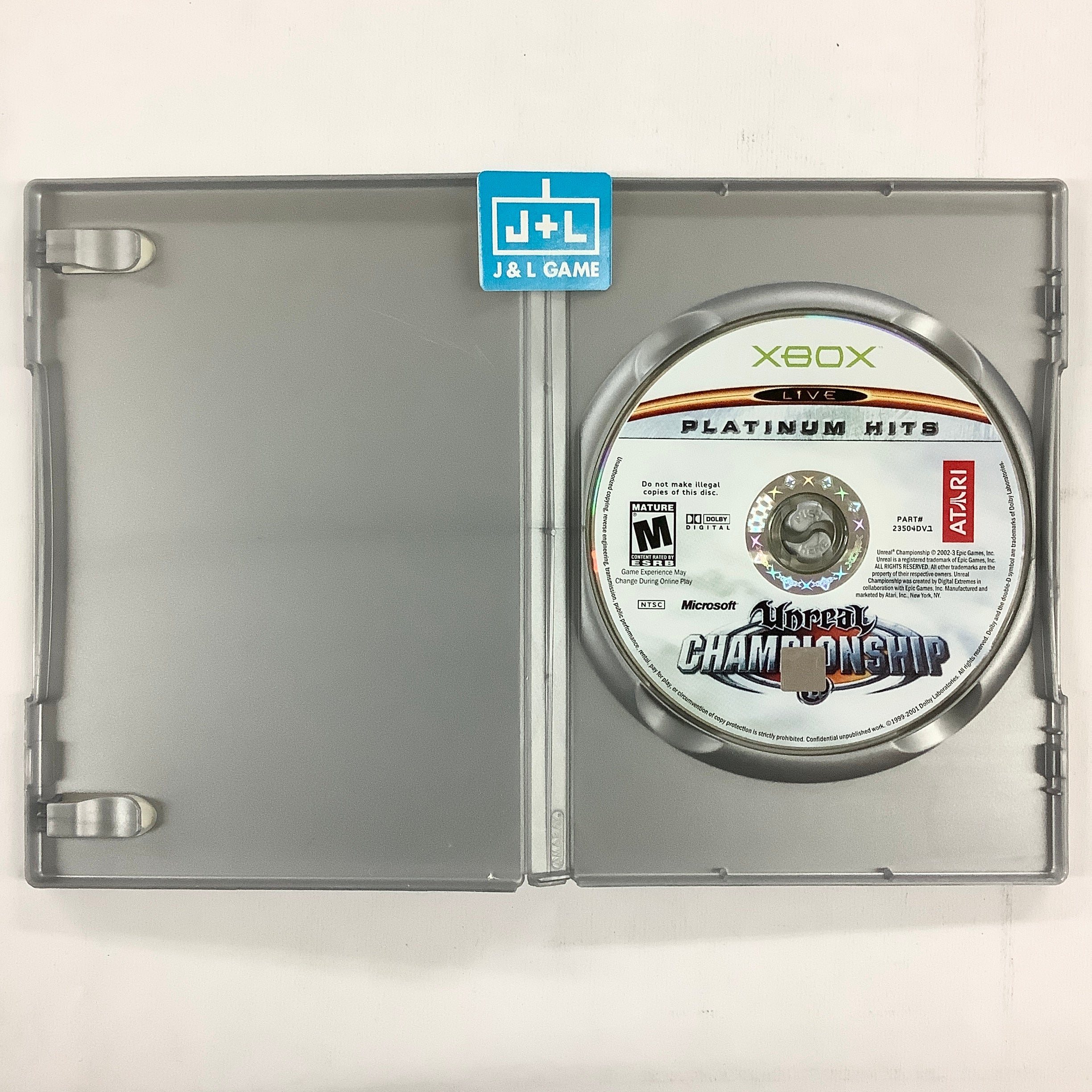 Unreal Championship (Platinum Hits) - (XB) Xbox [Pre-Owned] Video Games Atari SA   