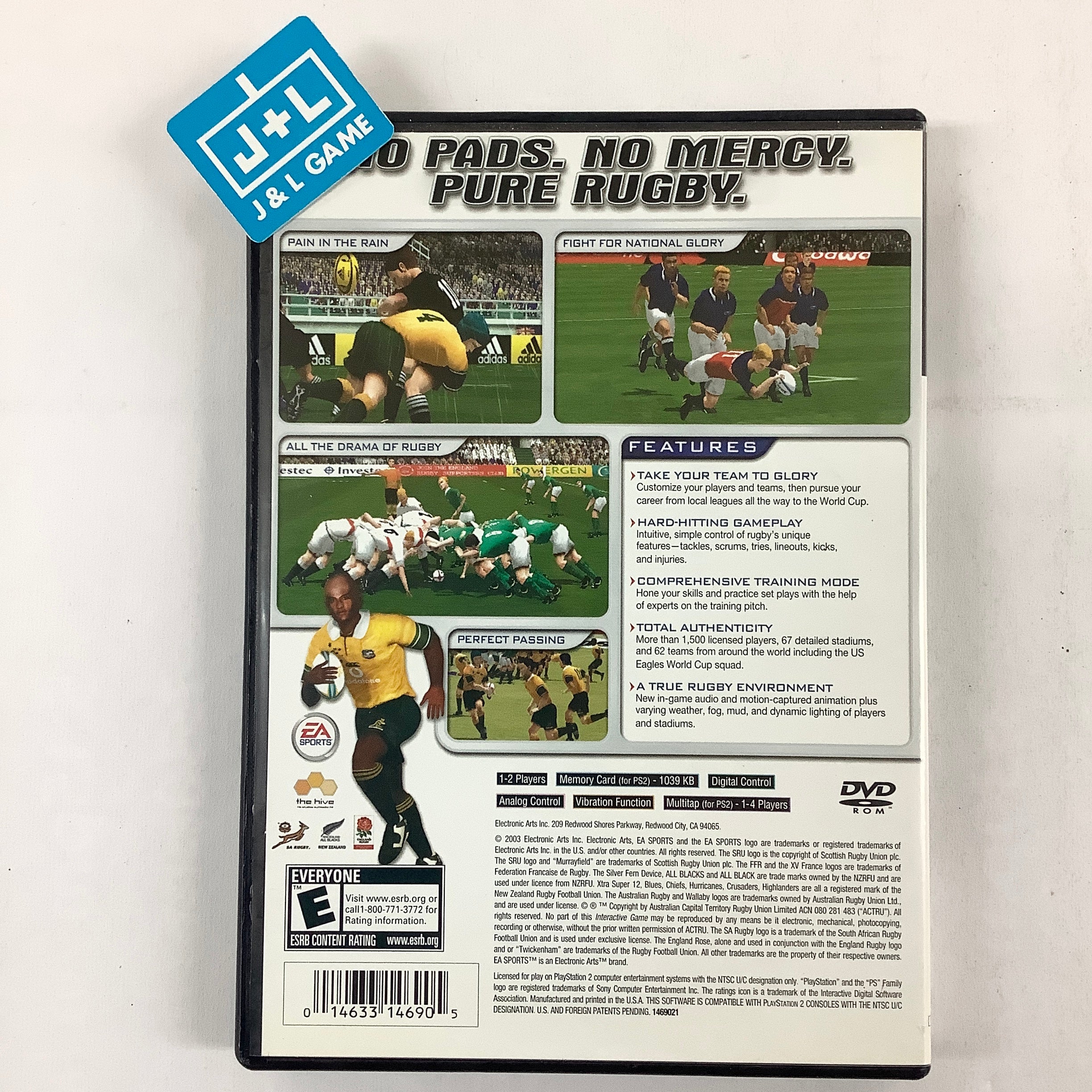 Rugby 2004 - (PS2) PlayStation 2 [Pre-Owned] Video Games EA Sports   