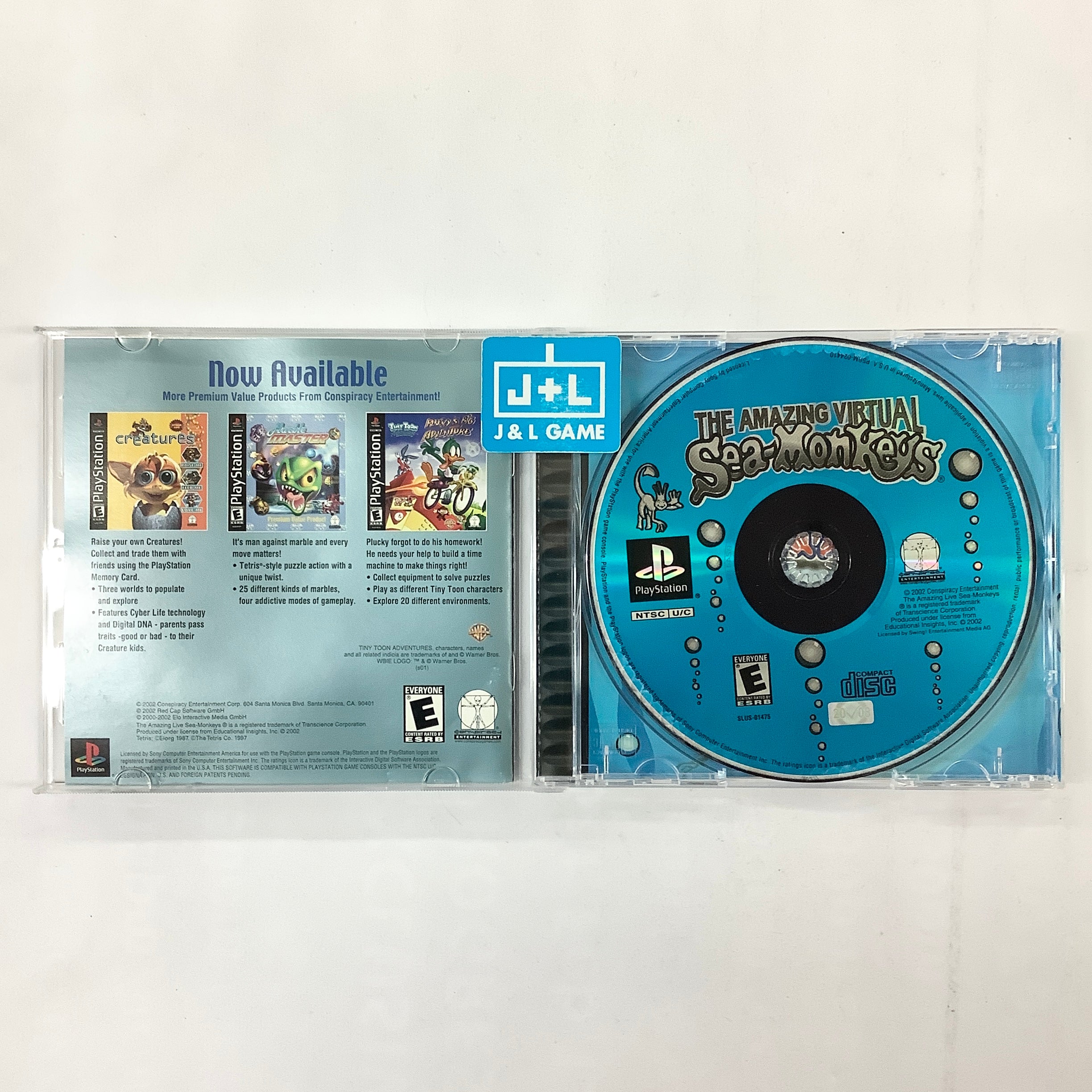 The Amazing Virtual Sea-Monkeys - (PS1) PlayStation 1 [Pre-Owned] Video Games Conspiracy Entertainment   