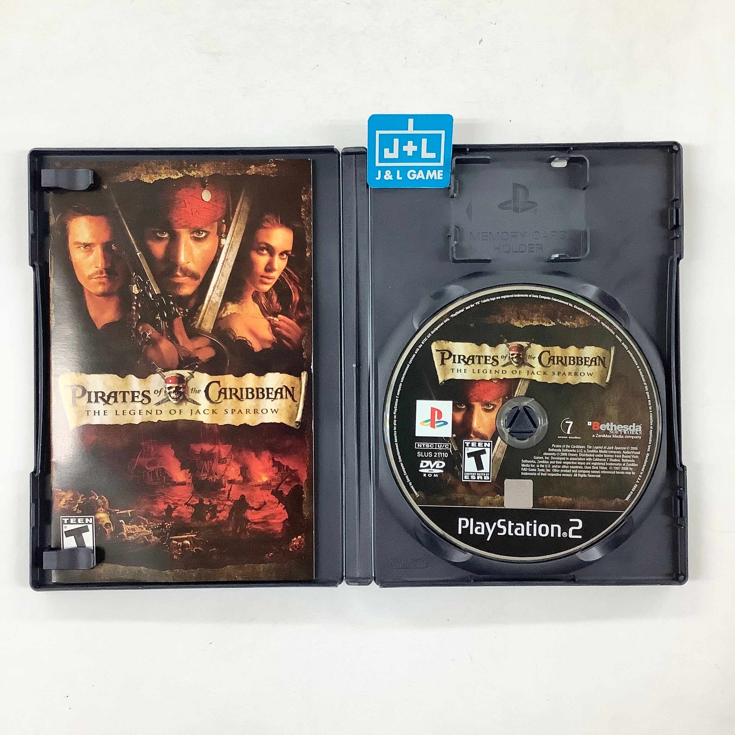 Pirates of the Caribbean: The Legend of Jack Sparrow - (PS2) PlayStation 2 [Pre-Owned] Video Games Bethesda Softworks   