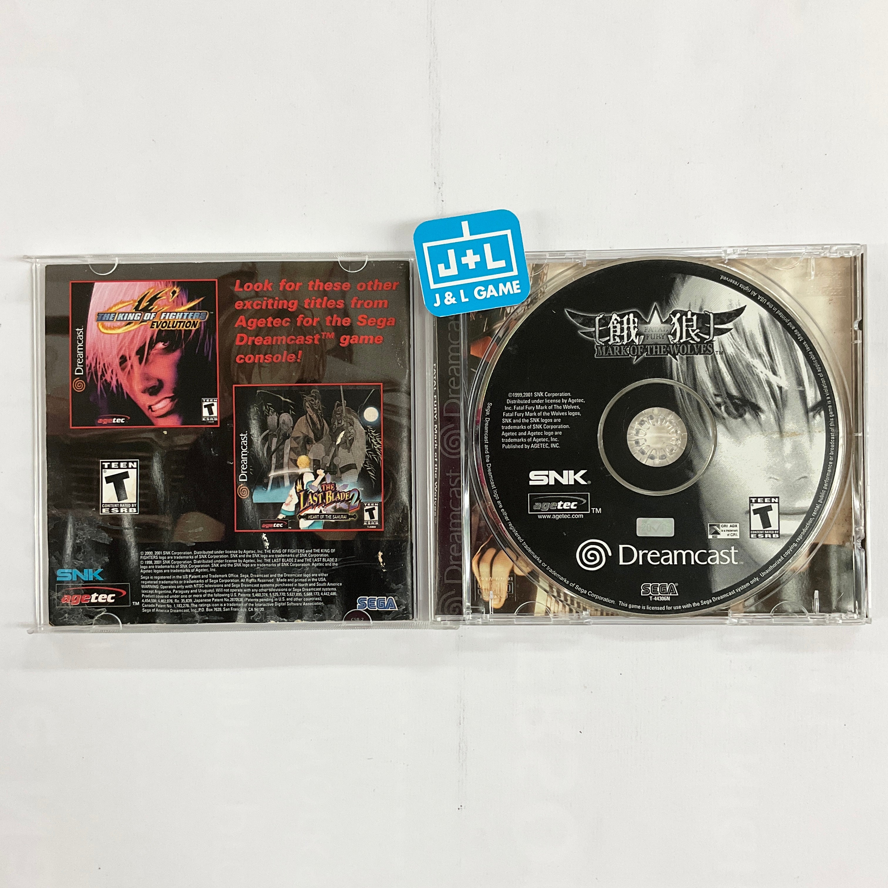 Fatal Fury: Mark of the Wolves - (DC) SEGA Dreamcast [Pre-Owned] Video Games Agetec   