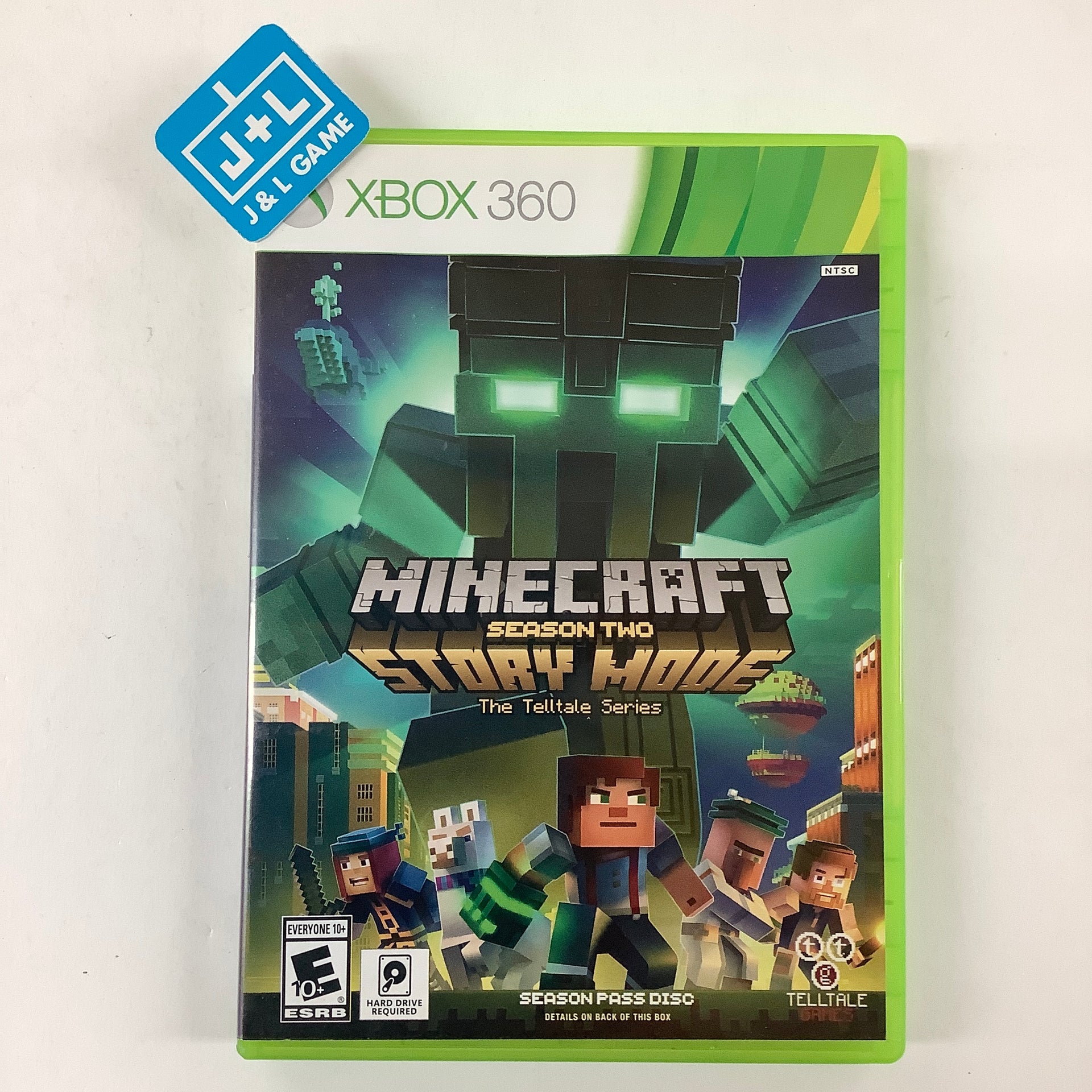 Minecraft Story Mode Xbox 360 Disc Minecraft: Story Mode Season