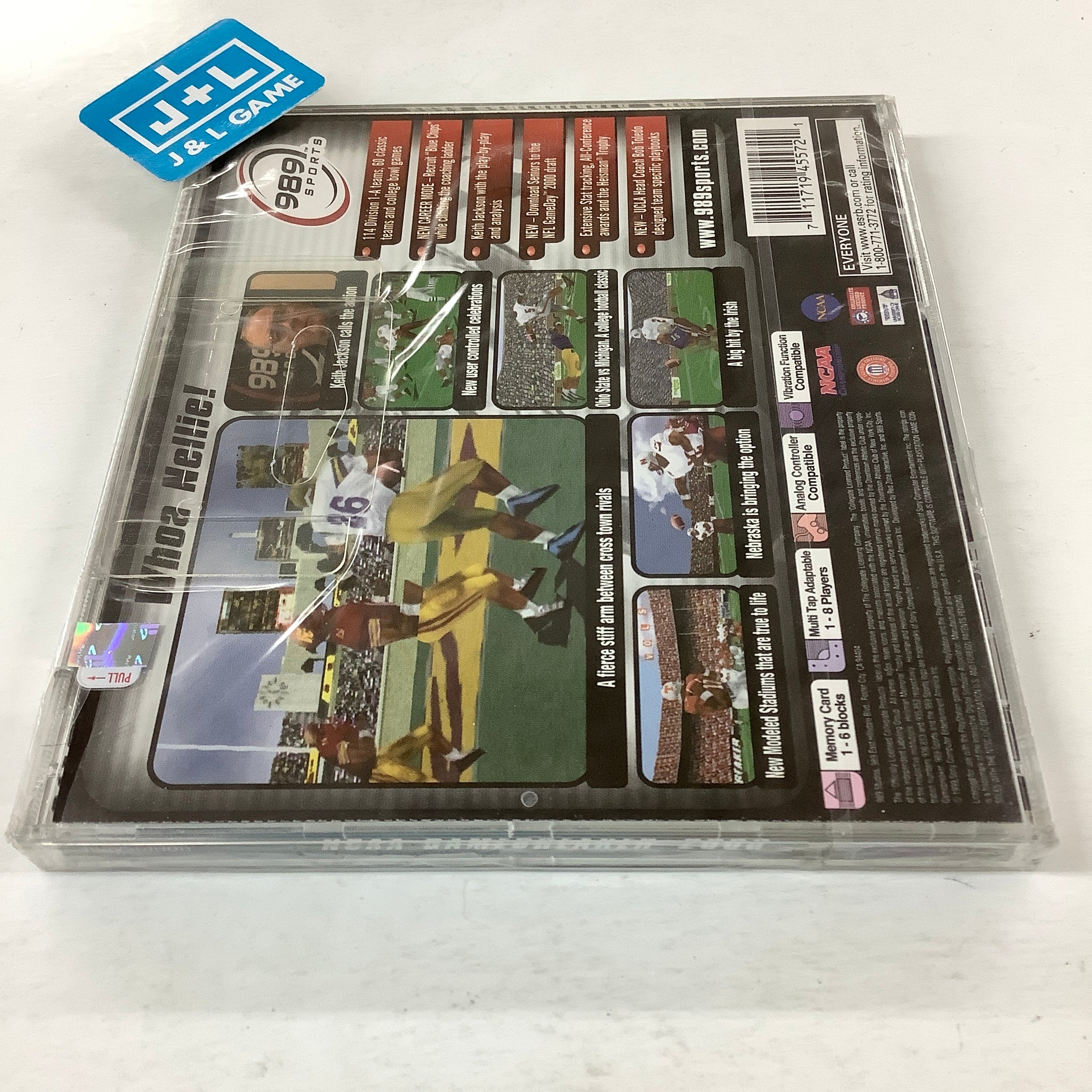 NCAA GameBreaker 2000 - (PS1) PlayStation 1 Video Games 989 Sports   