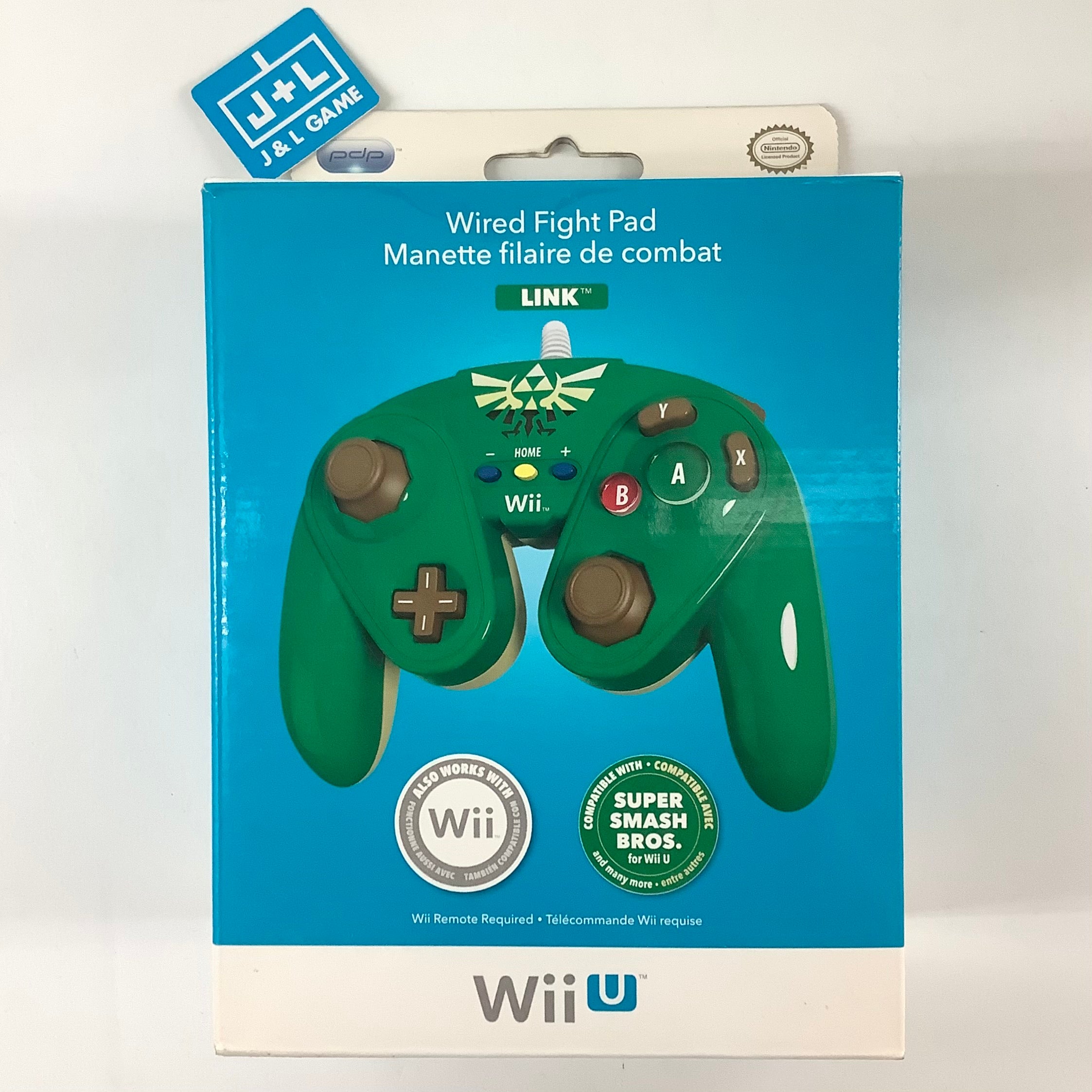 PDP Wired Fight Pad ( Link ) - Nintendo Wii U Accessories PDP   