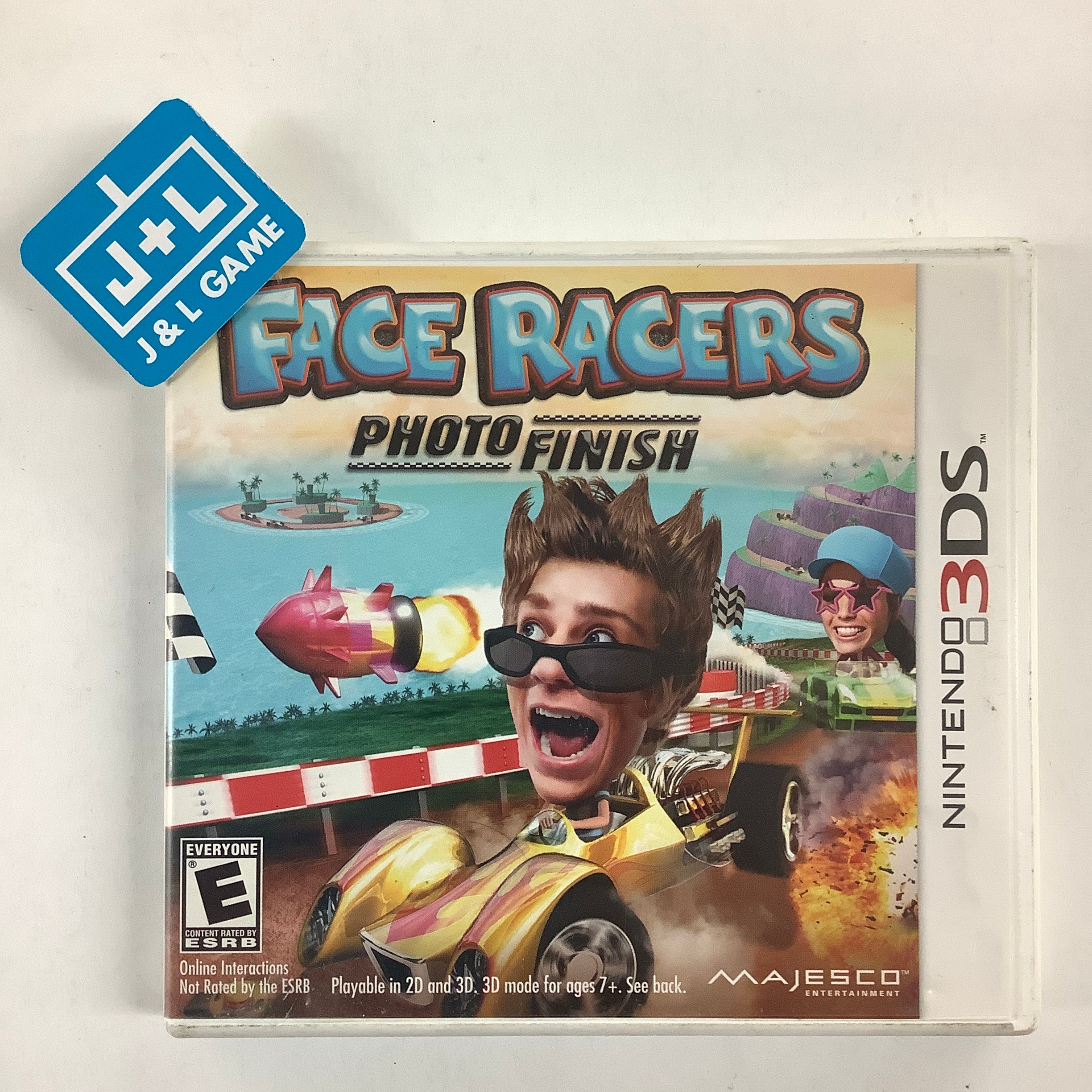 Face Racers: Photo Finish - Nintendo 3DS [Pre-Owned] Video Games Majesco   