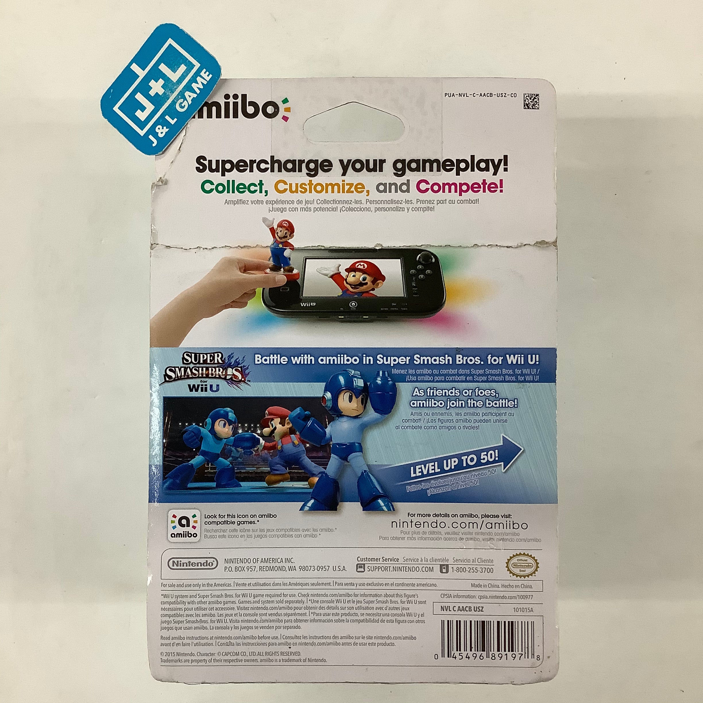 Mega Man (Super Smash Bros. series) - Nintendo WiiU Amiibo Amiibo Nintendo   